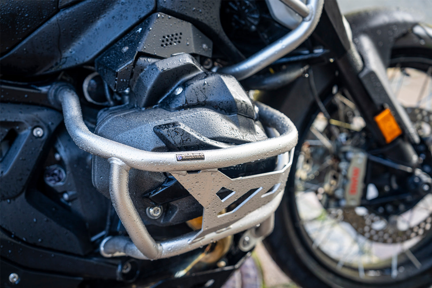 Wunderlich Engine Protection Bar Ultimate Va | Silver -   Pyramid Motorcycle Accessories