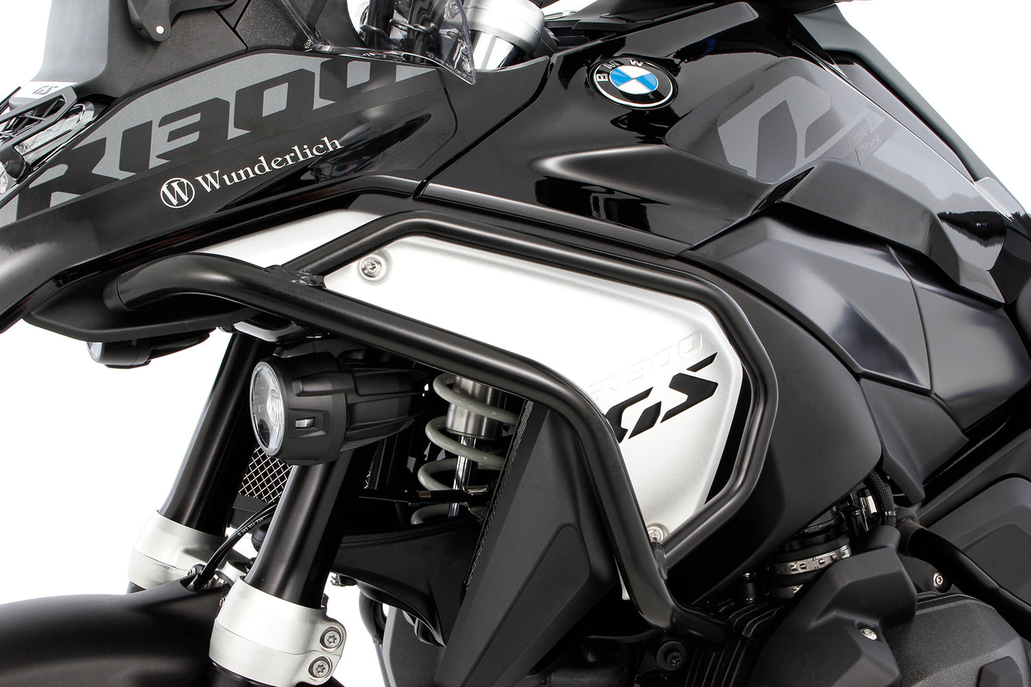 Wunderlich Cylinder Head Protection for Original Engine | R 1300 GS | Black -   Pyramid Motorcycle Accessories