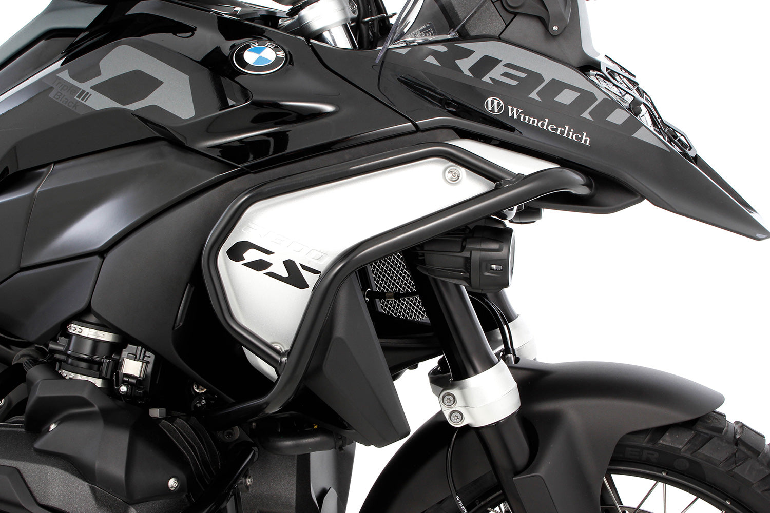 Wunderlich Cylinder Head Protection for Original Engine | R 1300 GS | Black -   Pyramid Motorcycle Accessories