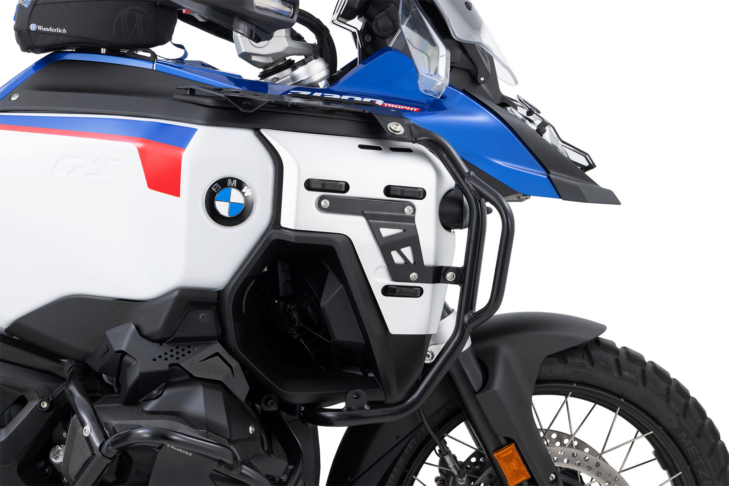 Wunderlich Tank Protection Bar Ultimate Pro | Silver-Black | BMW R 1300 GS Adventure -   Pyramid Motorcycle Accessories