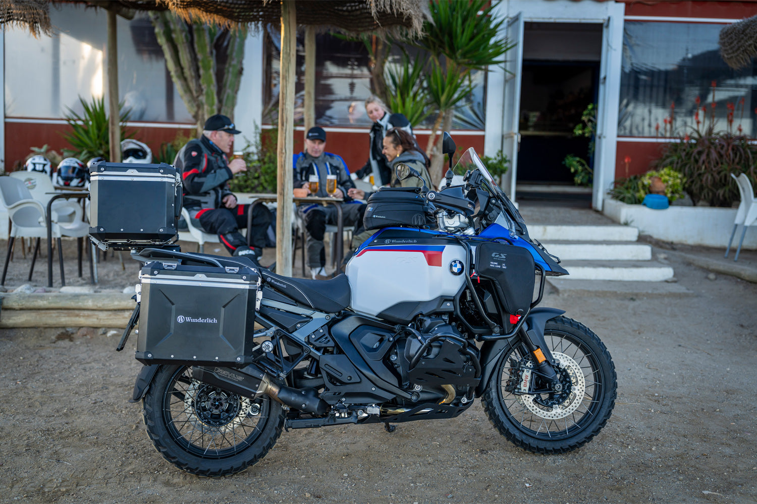 Wunderlich Tank Protection Bar Ultimate Pro | Silver-Black | BMW R 1300 GS Adventure -   Pyramid Motorcycle Accessories