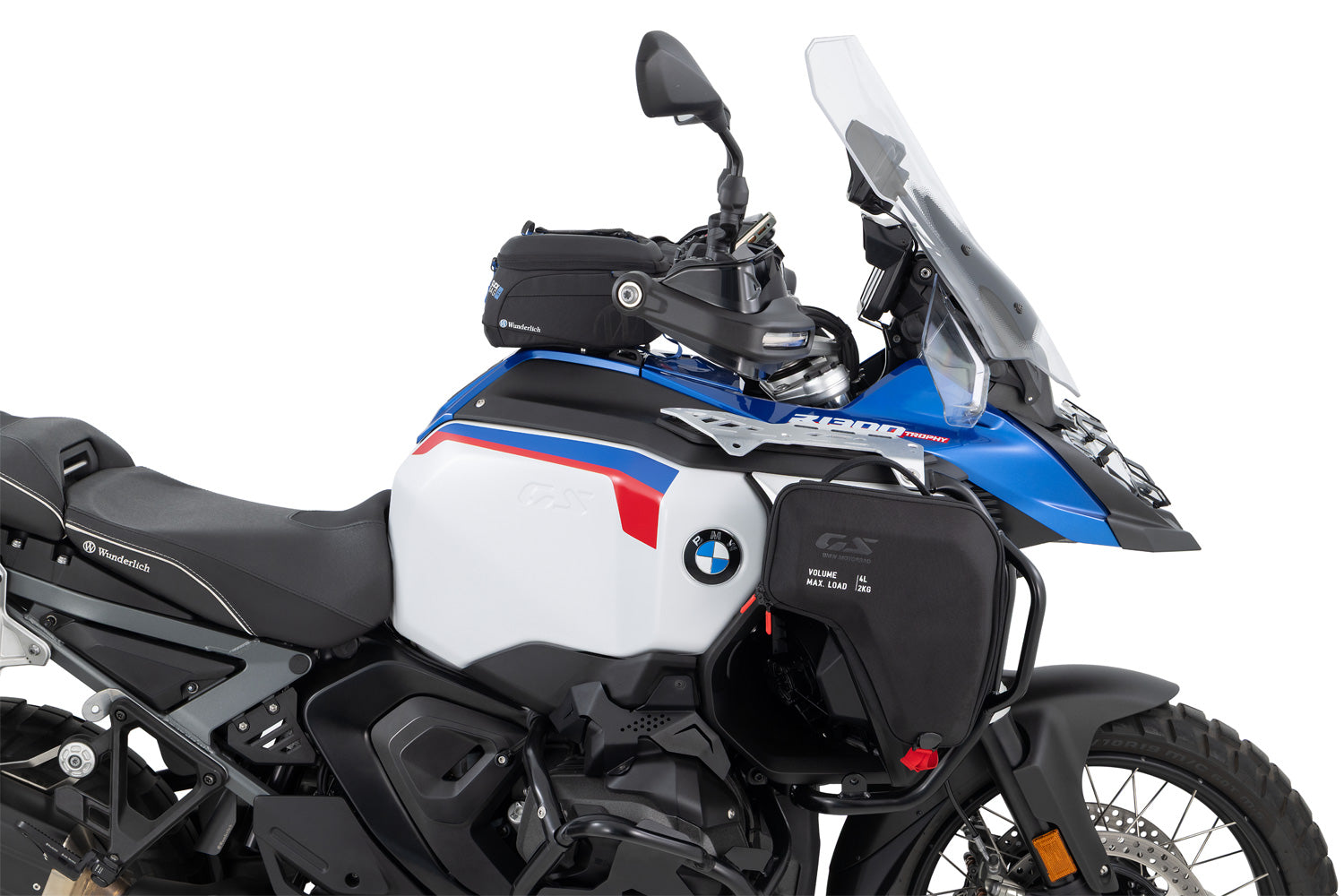 Wunderlich Ultimate Tank Protection Bar | Black-Silver | BMW R 1300 GS Adventure -   Pyramid Motorcycle Accessories