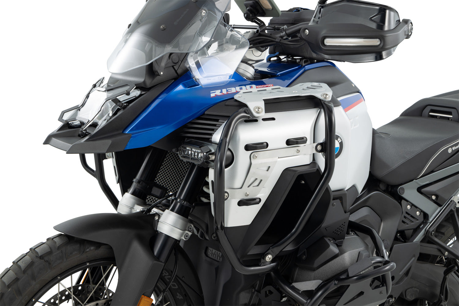 Wunderlich Ultimate Supplementary Tank Protection Bar | Silver-Black | BMW R 1300 GS Adventure -   Pyramid Motorcycle Accessories