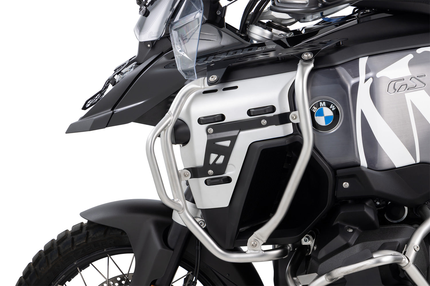 Wunderlich Tank Protection Bar Ultimate Pro | Black-Silver | BMW R 1300 GS Adventure -   Pyramid Motorcycle Accessories