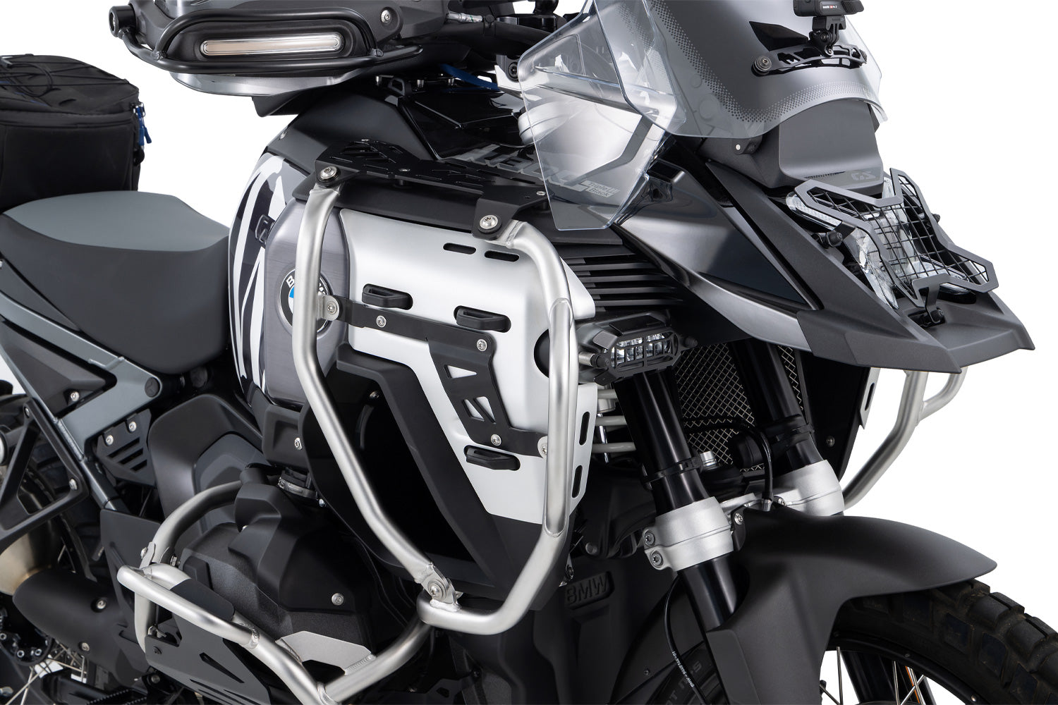 Wunderlich Tank Protection Bar Ultimate Pro | Black-Silver | BMW R 1300 GS Adventure -   Pyramid Motorcycle Accessories