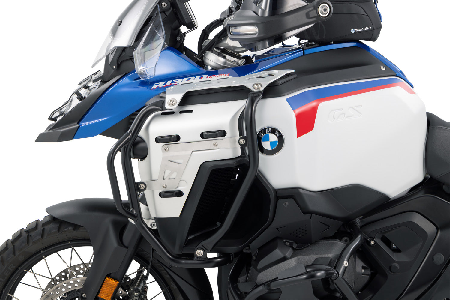 Wunderlich Tank Protection Bar Ultimate Pro | Black-Silver | BMW R 1300 GS Adventure -   Pyramid Motorcycle Accessories