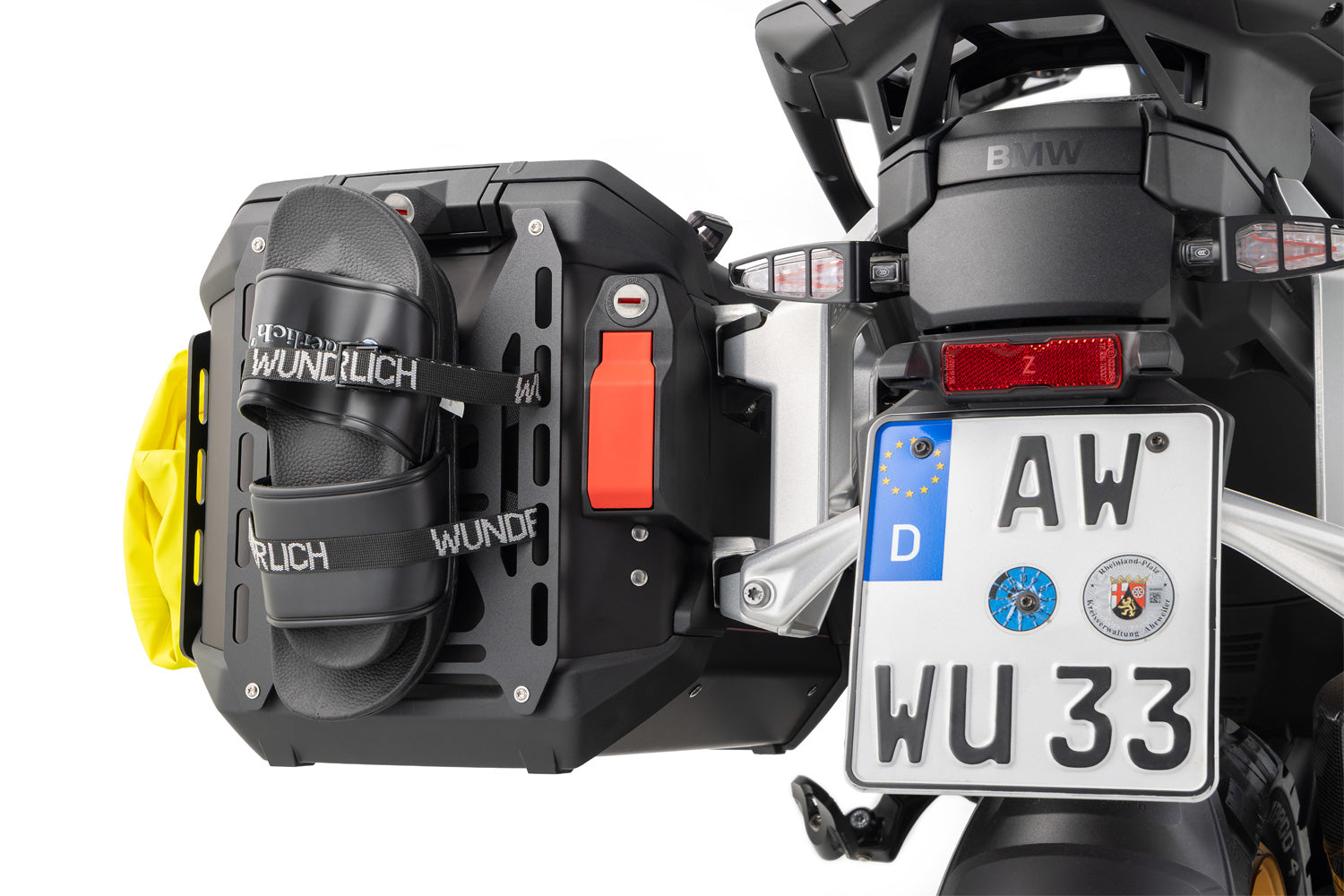 Wunderlich Rear Rack For Original Aluminium Panniers Piece | Black | BMW R 1300 GS -   Pyramid Motorcycle Accessories