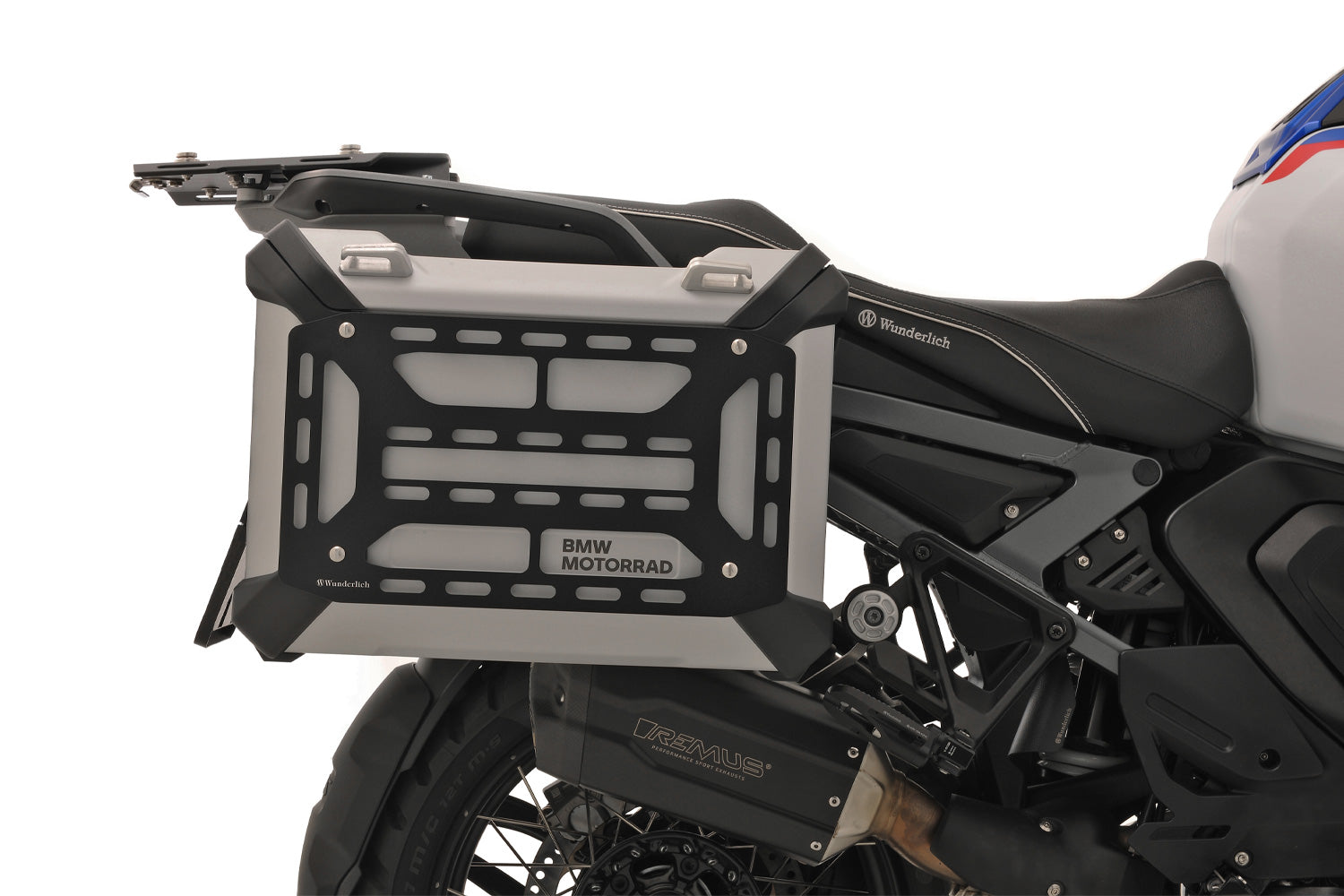 Wunderlich Side Rack For Original Aluminium Panniers Piece | Black | BMW R 1300 GS -   Pyramid Motorcycle Accessories