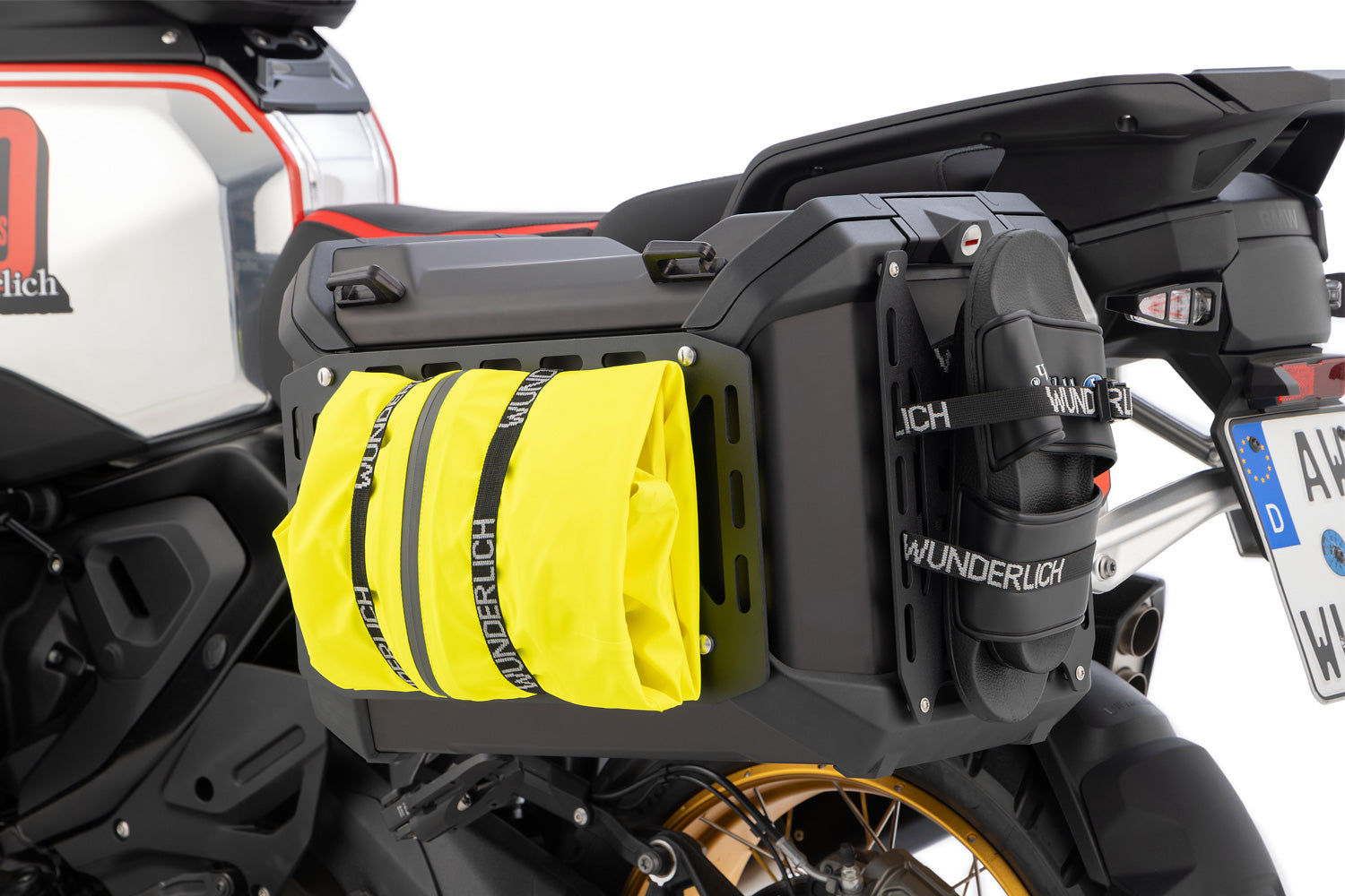 Wunderlich Side Rack For Original Aluminium Panniers Piece | Black | BMW R 1300 GS -   Pyramid Motorcycle Accessories