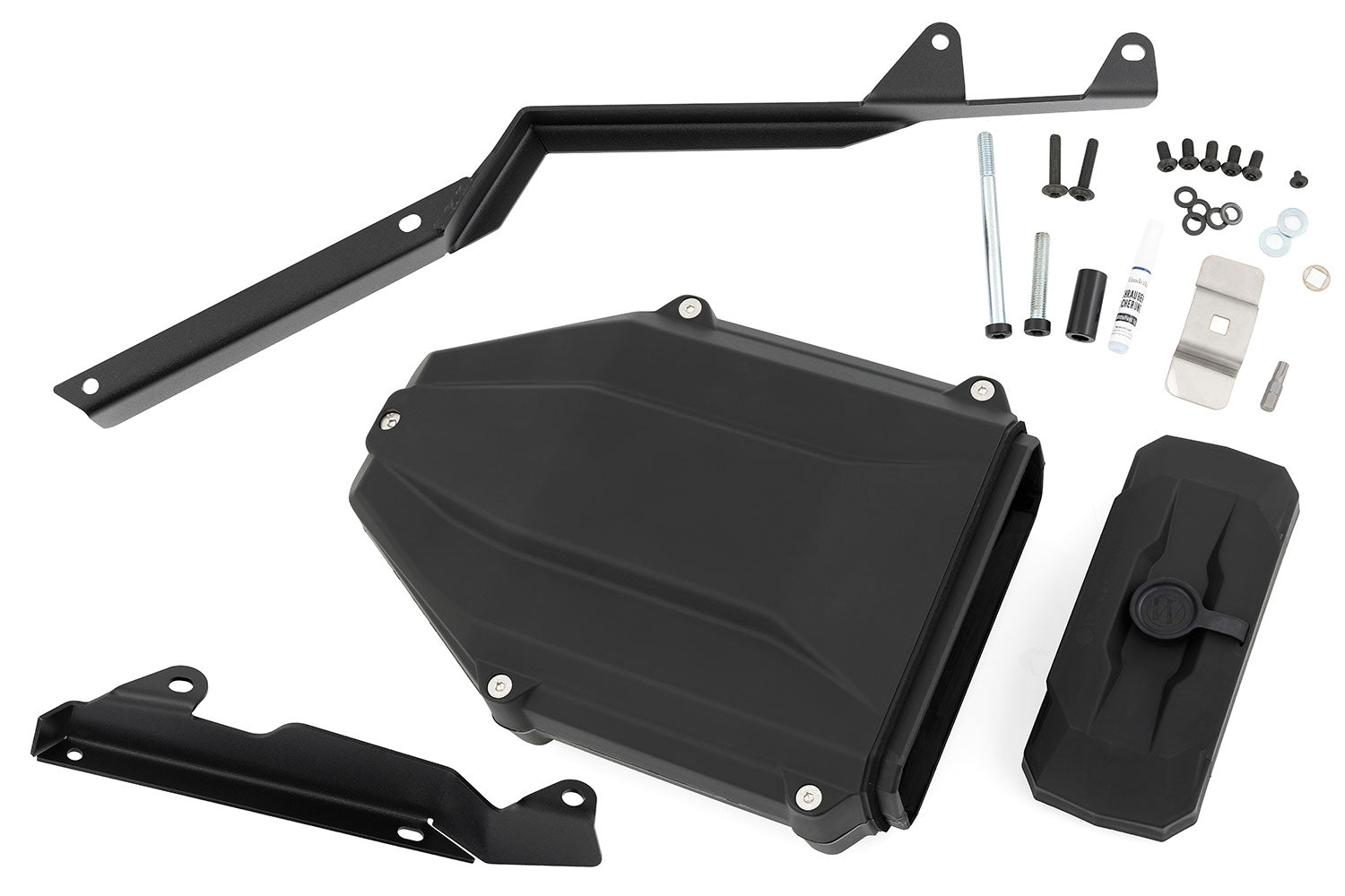 Wunderlich Tool Box Codeable Lock Compatible with Luggage Rack for Original keys | Black | BMW R 1300 GS Adventure -   Pyramid Motorcycle Accessories