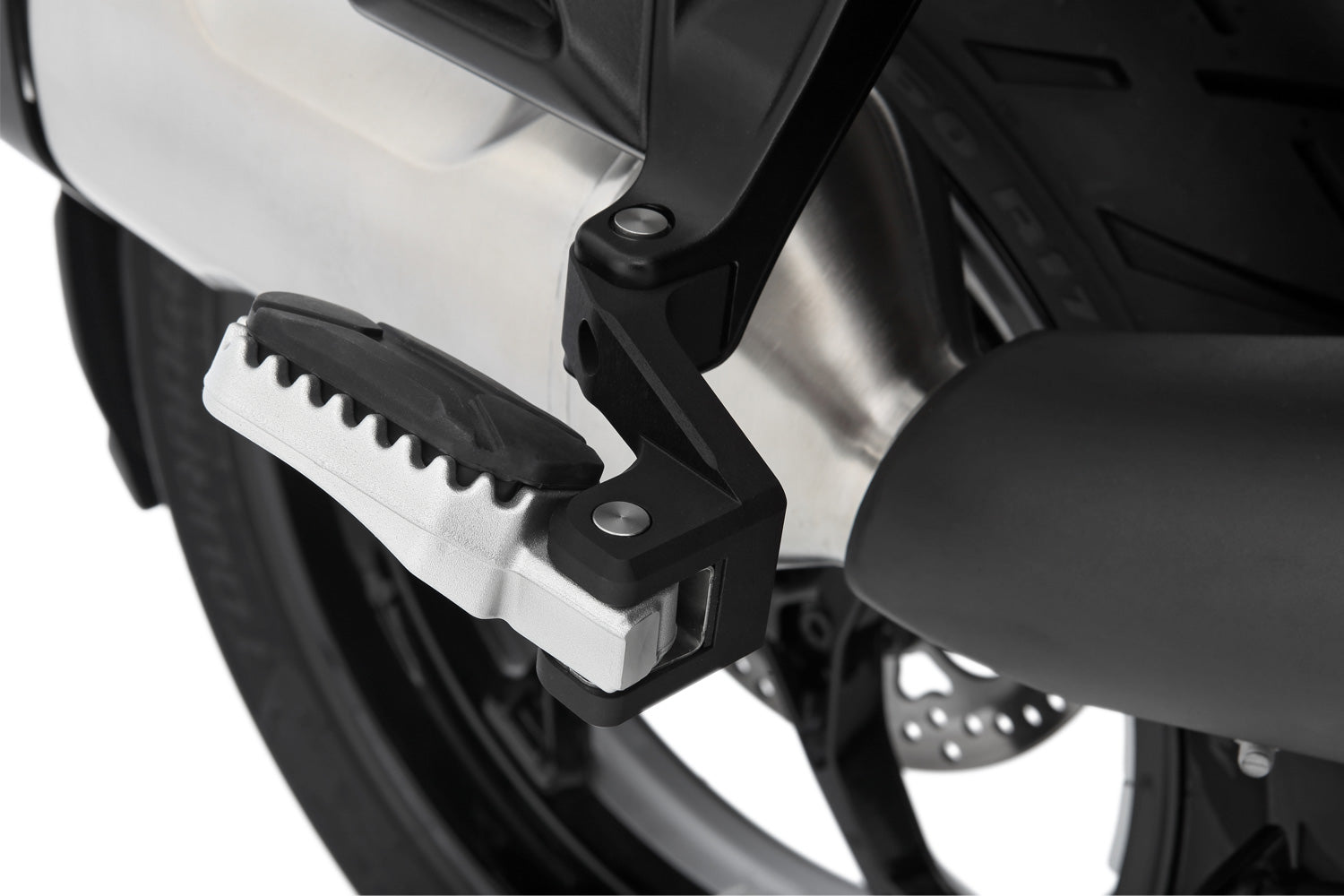Wunderlich Enduro Brake Lever Enlargement | Silver -   Pyramid Motorcycle Accessories