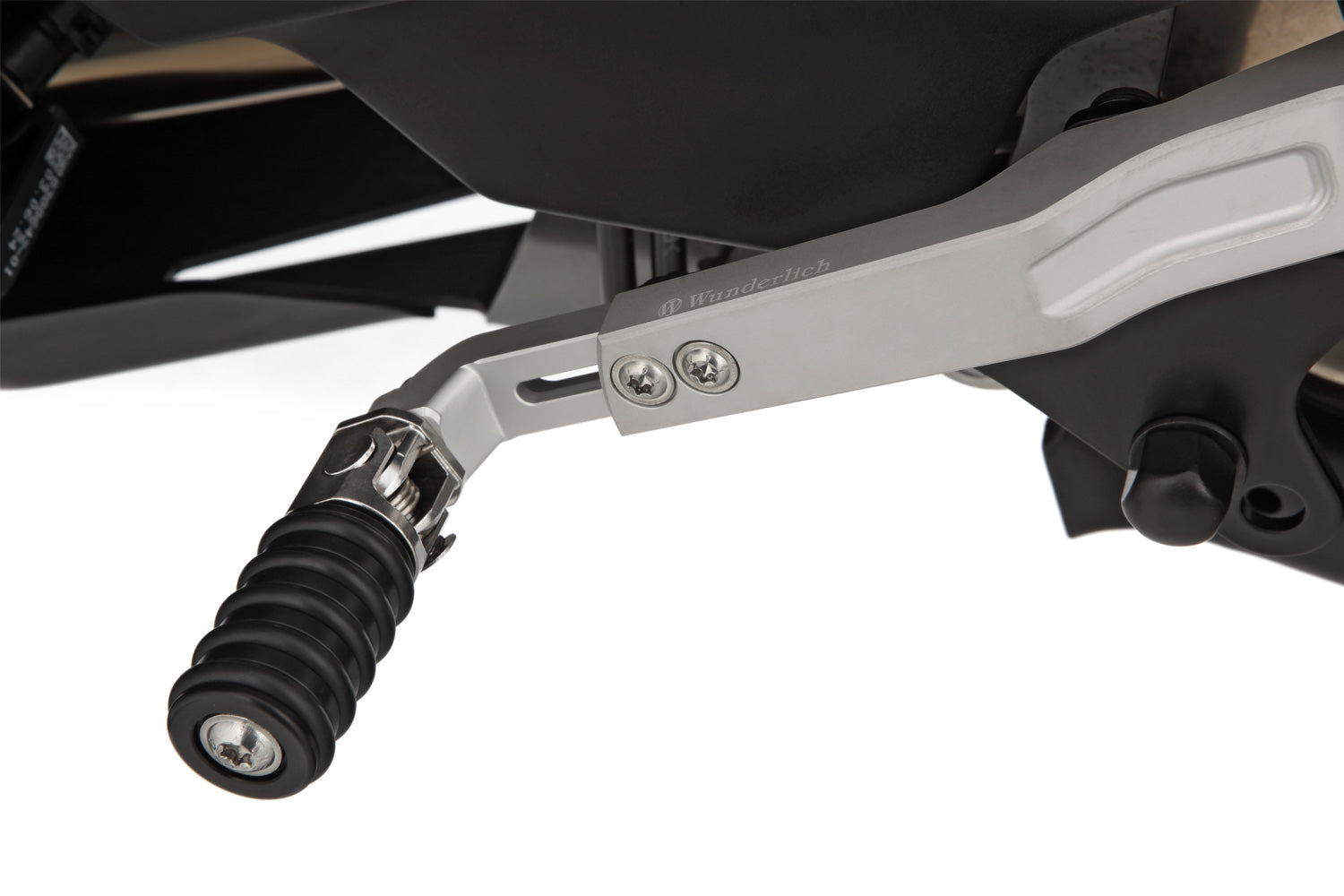 Wunderlich Adjustable Gear Clever Lever | R 1300 GS | Silver -   Pyramid Motorcycle Accessories