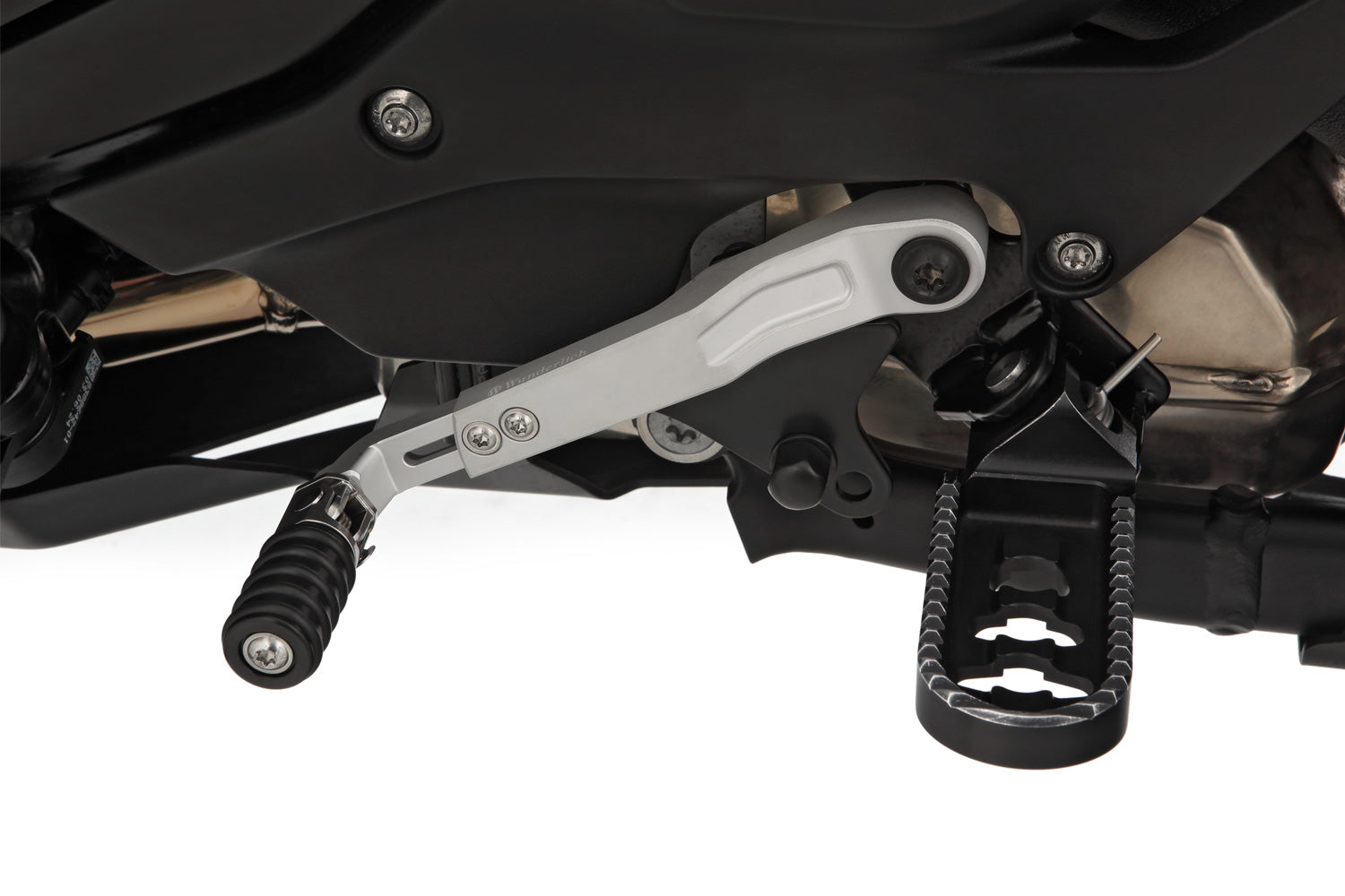 Wunderlich Adjustable Gear Clever Lever | R 1300 GS | Silver -   Pyramid Motorcycle Accessories