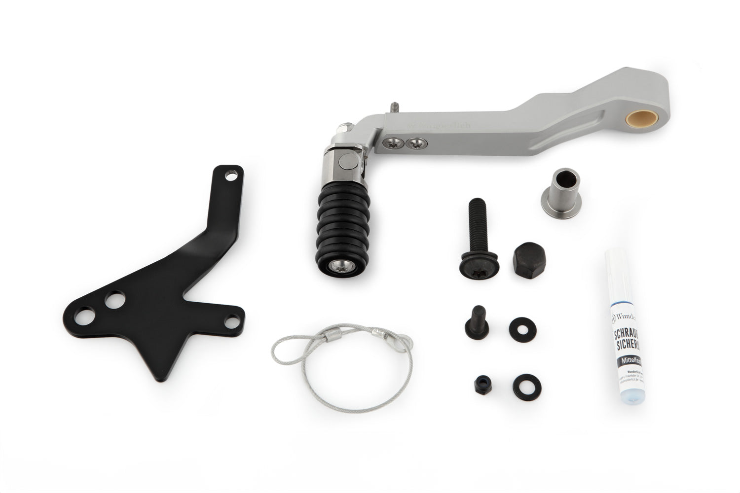 Wunderlich Adjustable Gear Clever Lever | R 1300 GS | Silver -   Pyramid Motorcycle Accessories