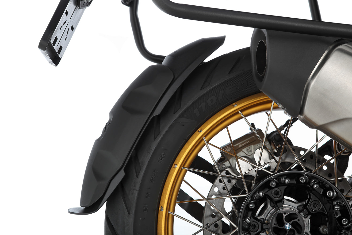 Wunderlich Extension of Rear Wheel Cover | R 1300 GS | Black -   Pyramid Motorcycle Accessories