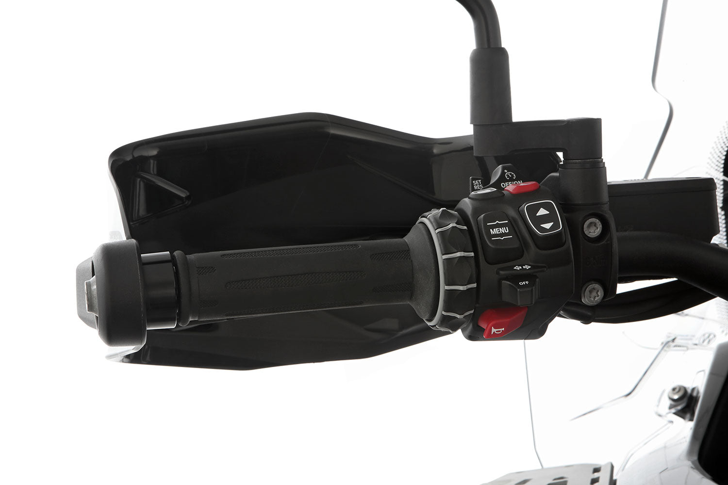 Wunderlich Hand Protector Extension ERGO | Black | BMW R 1300 GS -   Pyramid Motorcycle Accessories