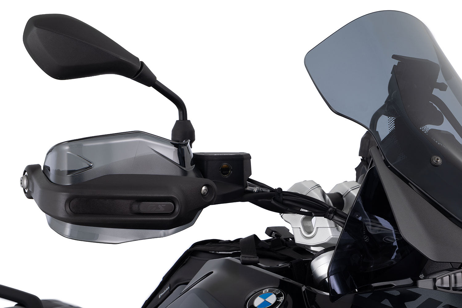 Wunderlich Hand Protector Extension Ergo | Light Smoke | BMW R 1300 GS -   Pyramid Motorcycle Accessories
