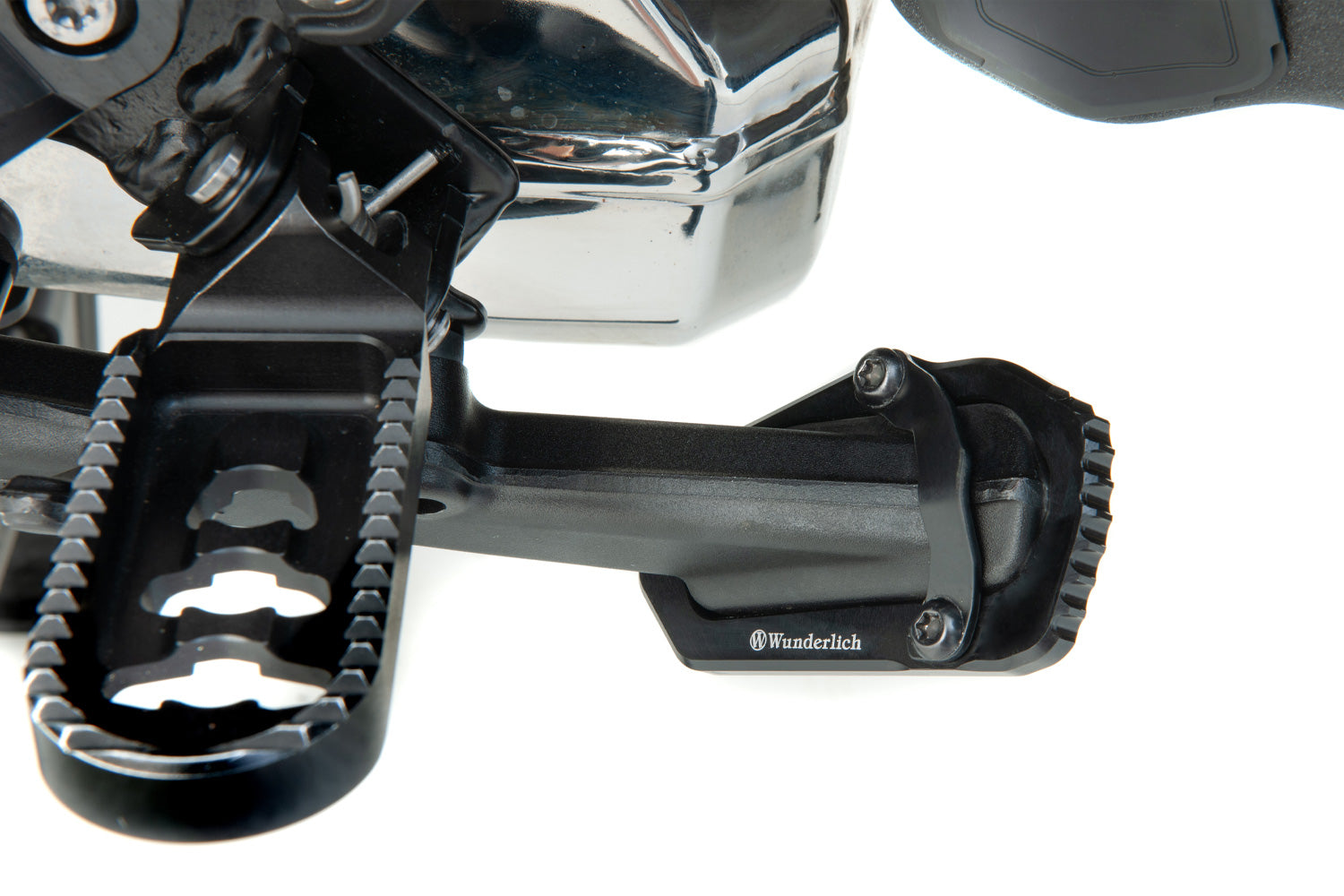 Wunderlich Side Stand Enlarged Support | R 1300 GS | Black -   Pyramid Motorcycle Accessories