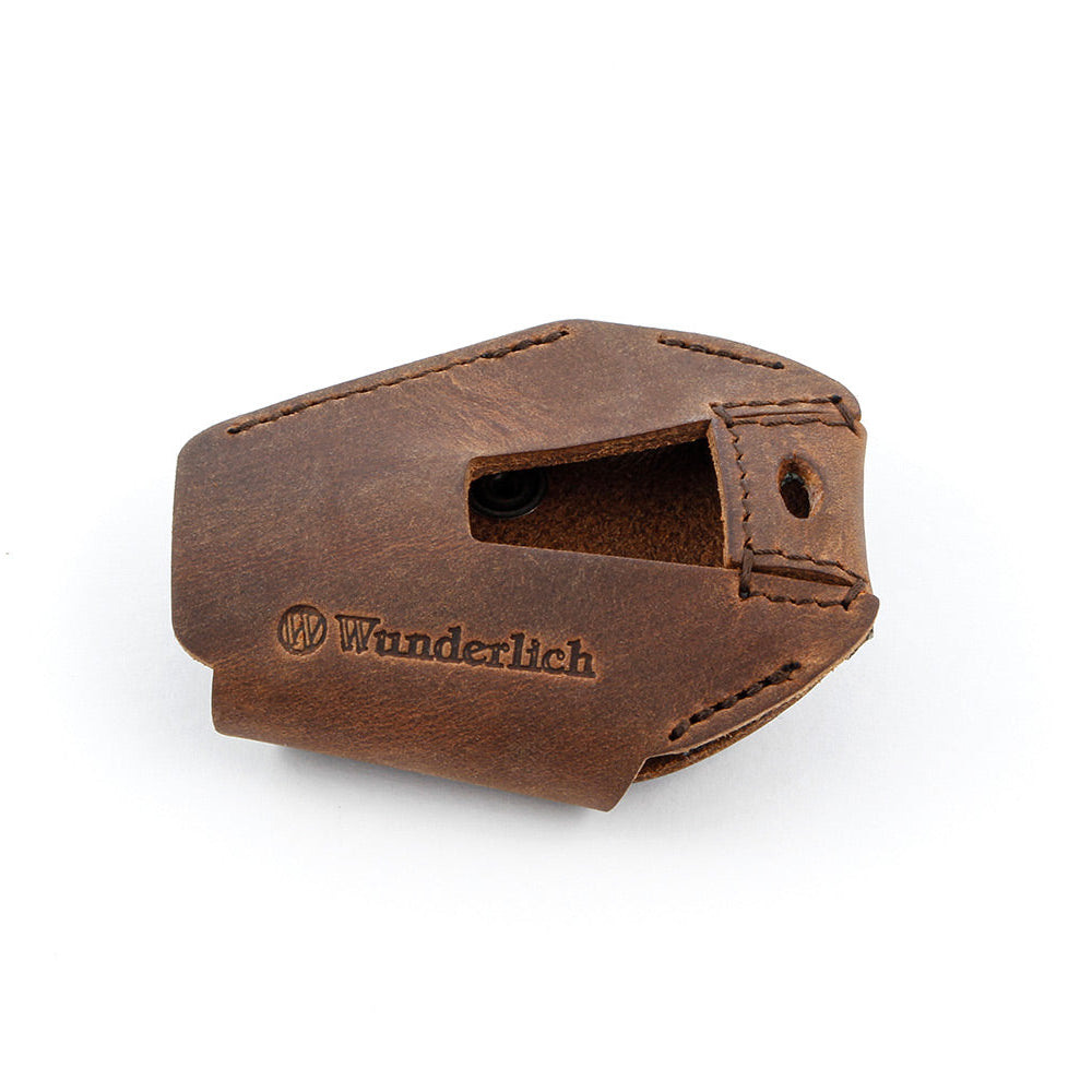 Wunderlich Keyless Ride Key Pouch Genuine Leather | Brown | BMW R 12 -   Pyramid Motorcycle Accessories