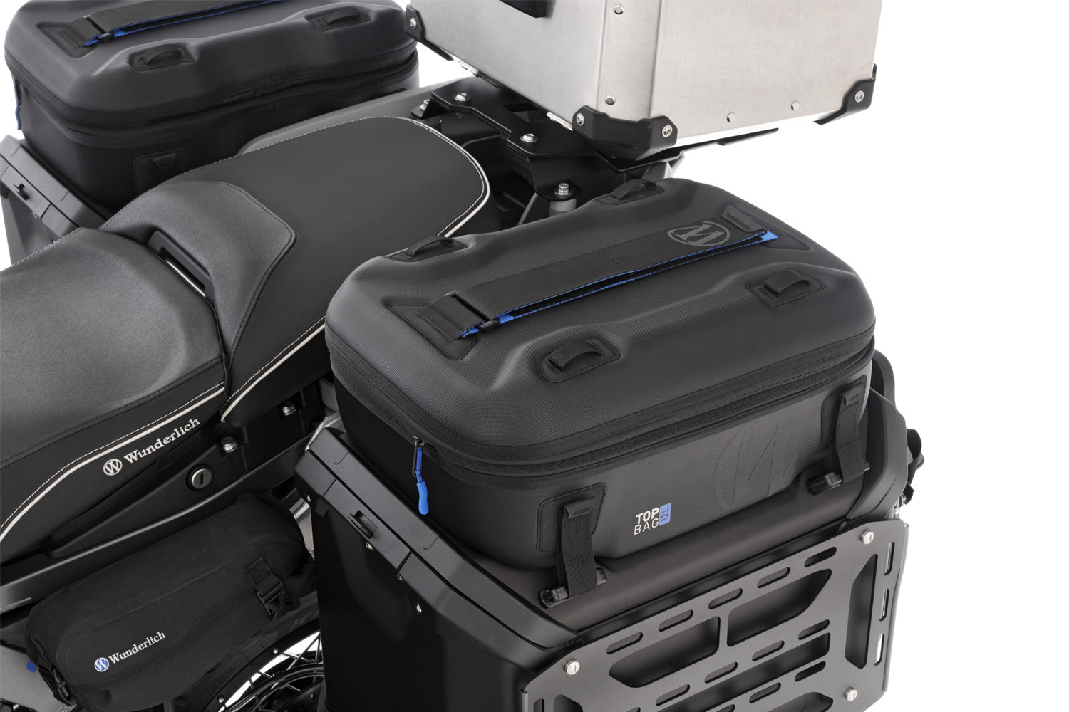 Wunderlich Top Case Carrier Extreme Models without Vario Holder | Silver | BMW R 1300 GS -   Pyramid Motorcycle Accessories