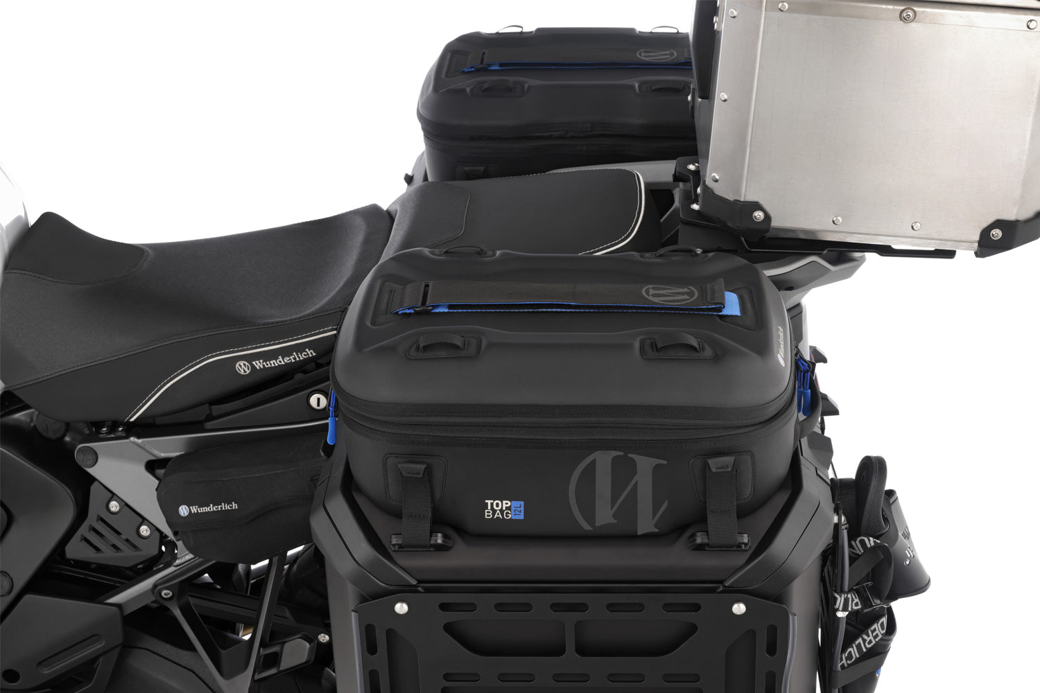 Wunderlich Top Case Carrier Extreme Models without Vario Holder | Silver | BMW R 1300 GS -   Pyramid Motorcycle Accessories