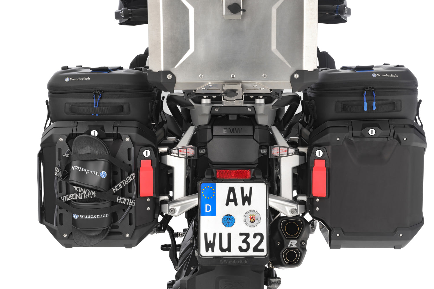 Wunderlich Top Case Carrier Extreme Models without Vario Holder | Silver | BMW R 1300 GS -   Pyramid Motorcycle Accessories