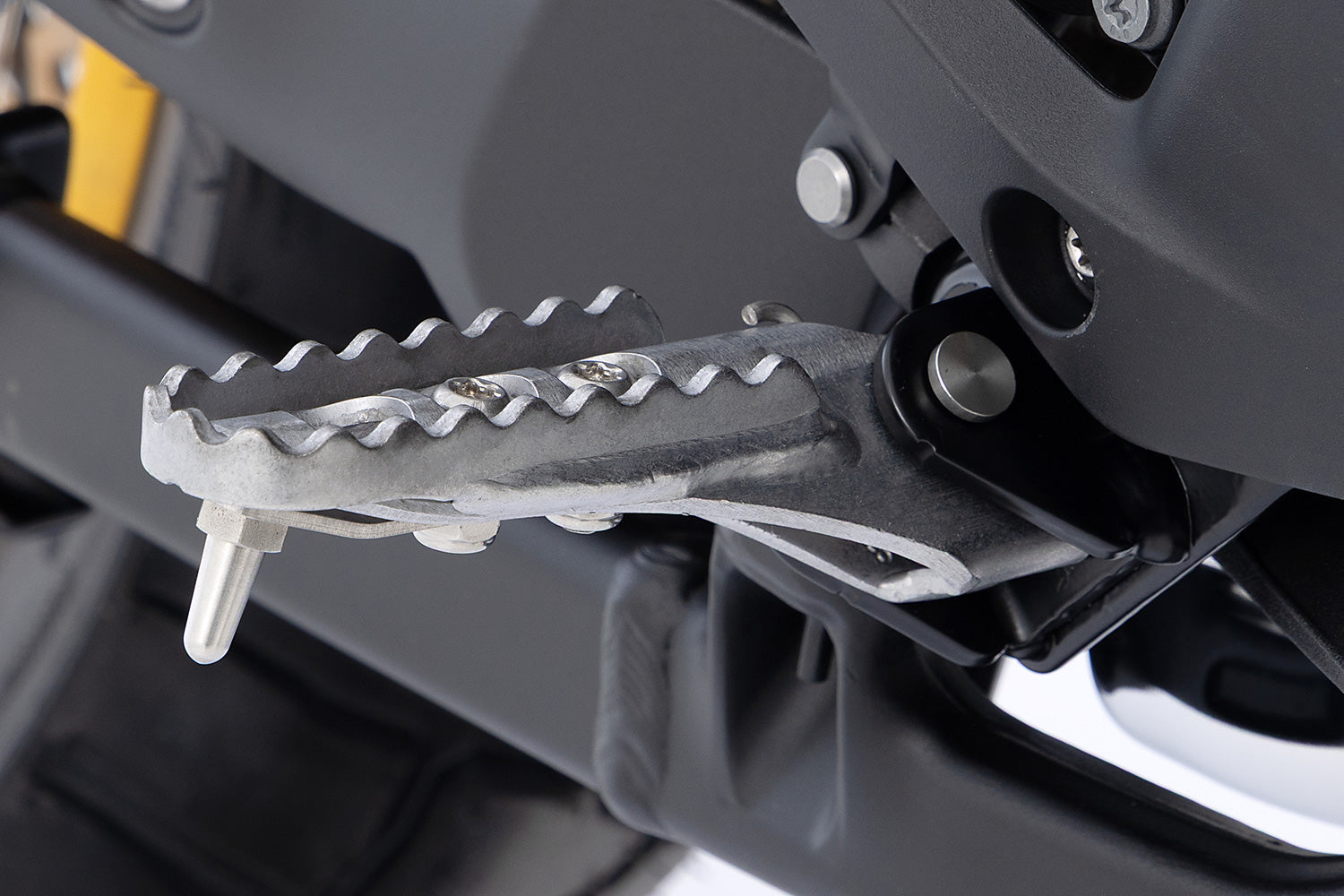 Wunderlich Lean Angle Indicators For Original Footrests | R 1300 Gs | Silver -   Pyramid Motorcycle Accessories