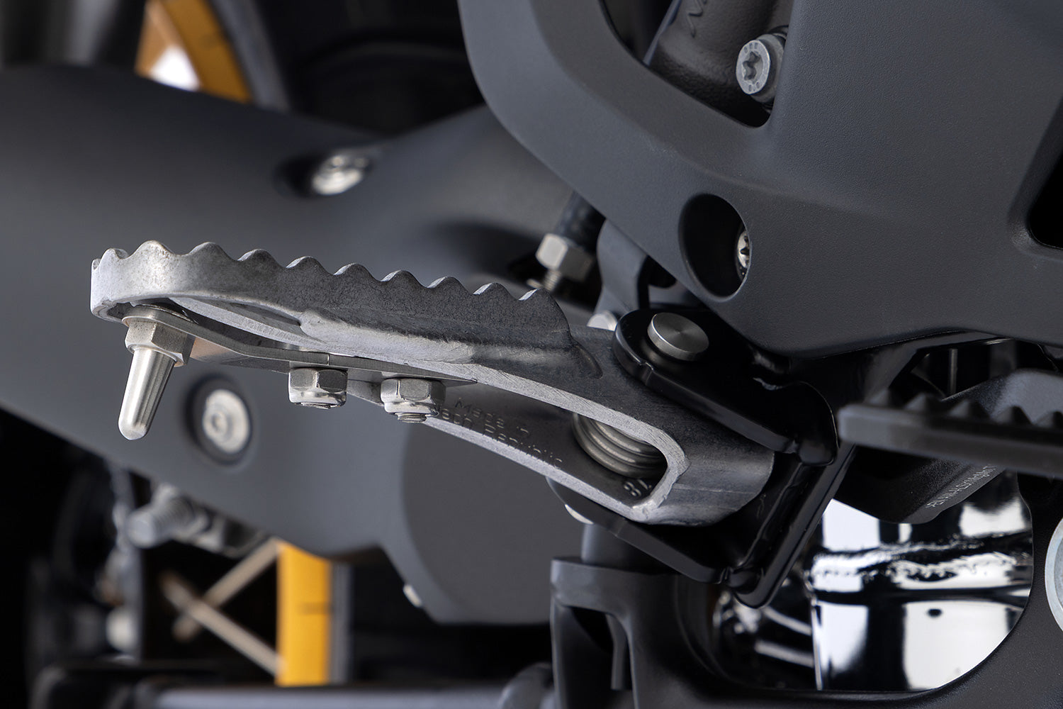 Wunderlich Lean Angle Indicators For Original Footrests | R 1300 Gs | Silver -   Pyramid Motorcycle Accessories