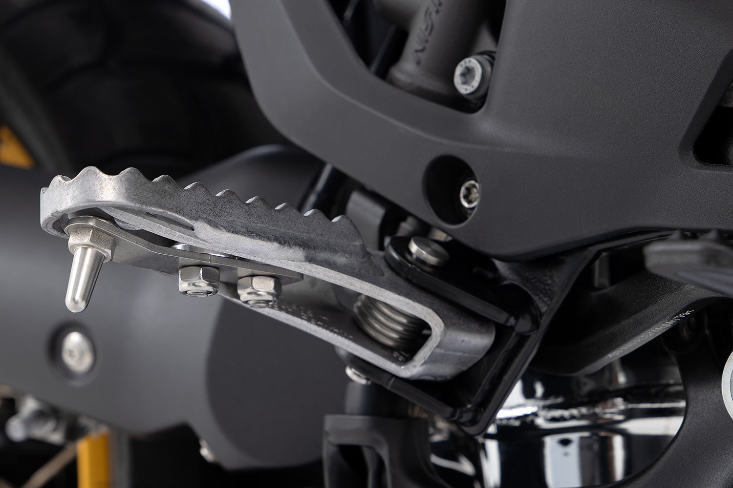 Wunderlich Lean Angle Indicators For Original Footrests | R 1300 Gs | Silver -   Pyramid Motorcycle Accessories