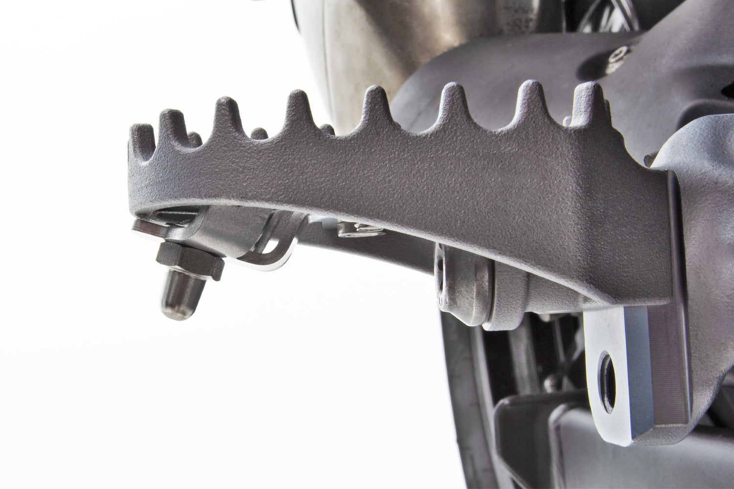 Wunderlich Lean Angle Indicators For Original Enduro Footrests | R 1300 GS | Silver -   Pyramid Motorcycle Accessories