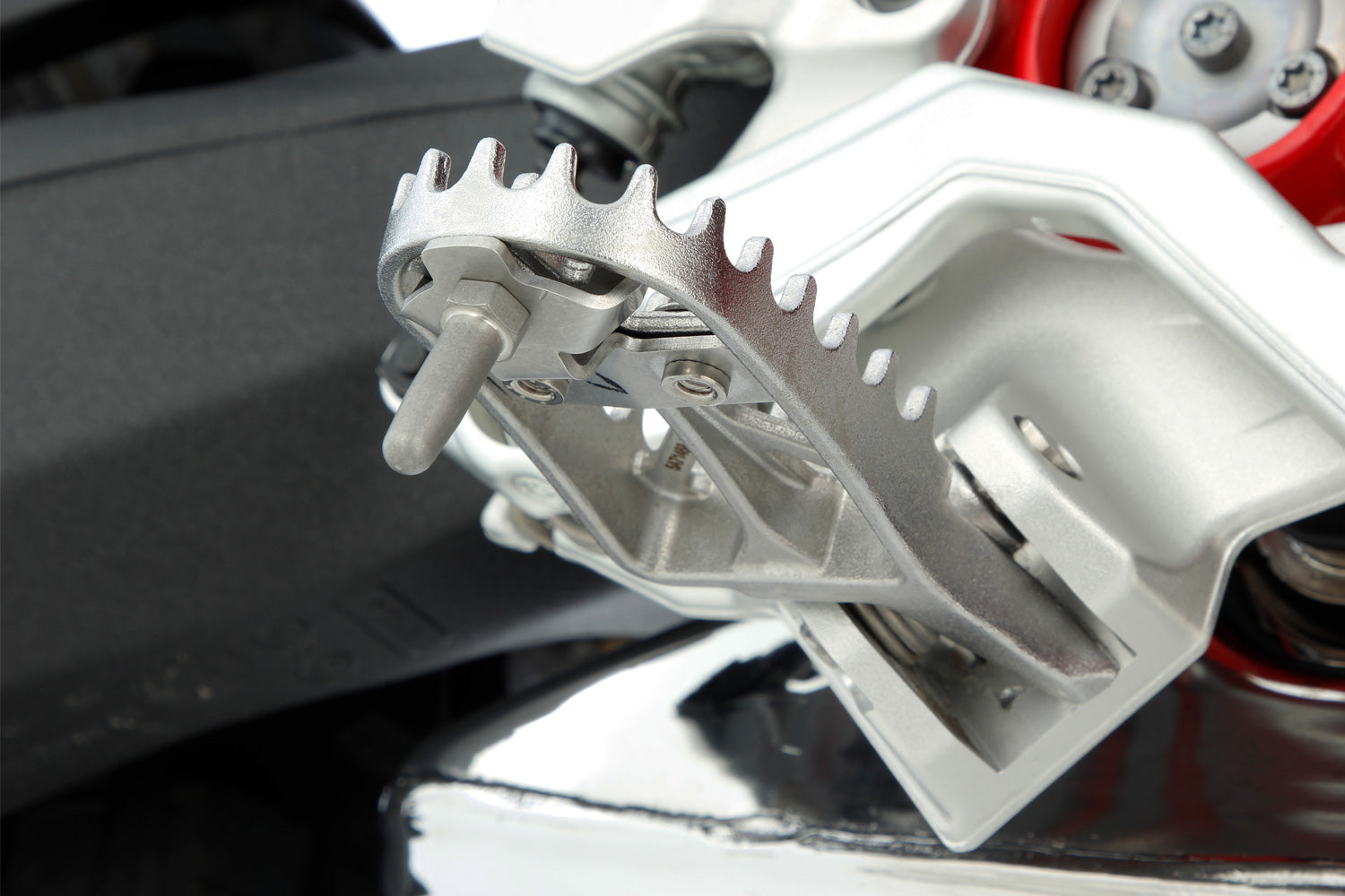 Wunderlich Lean Angle Indicator For Enduro Footrests Set | Silver | BMW R 1300 GS Adventure -   Pyramid Motorcycle Accessories