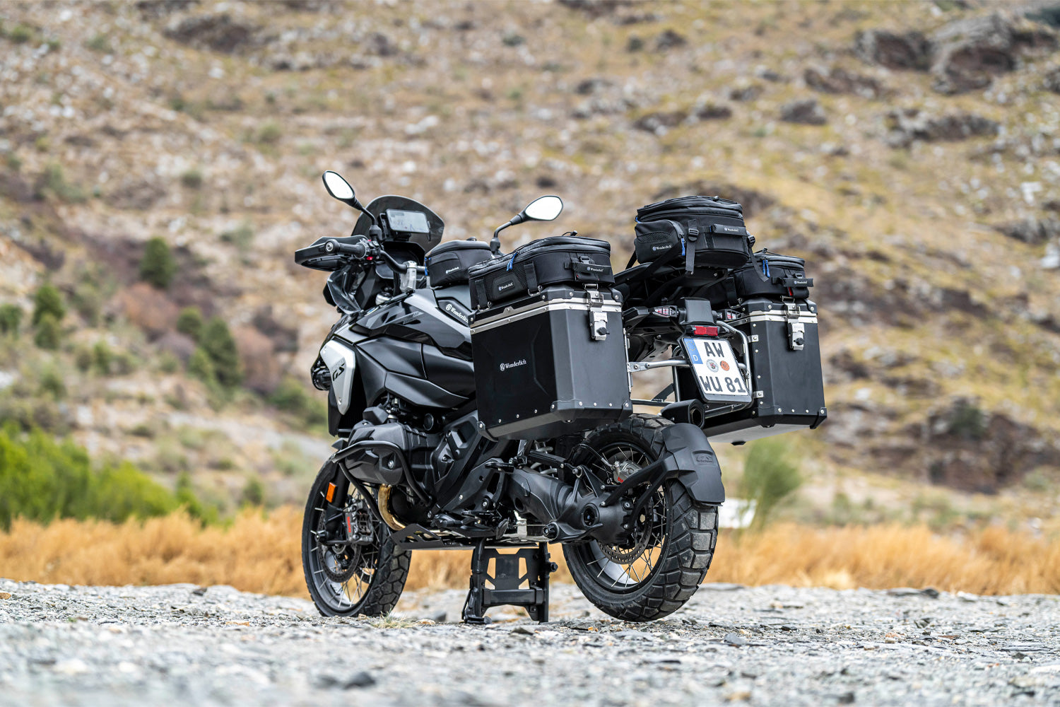 Wunderlich Extreme Case Set | R 1300 GS | Aluminum -   Pyramid Motorcycle Accessories