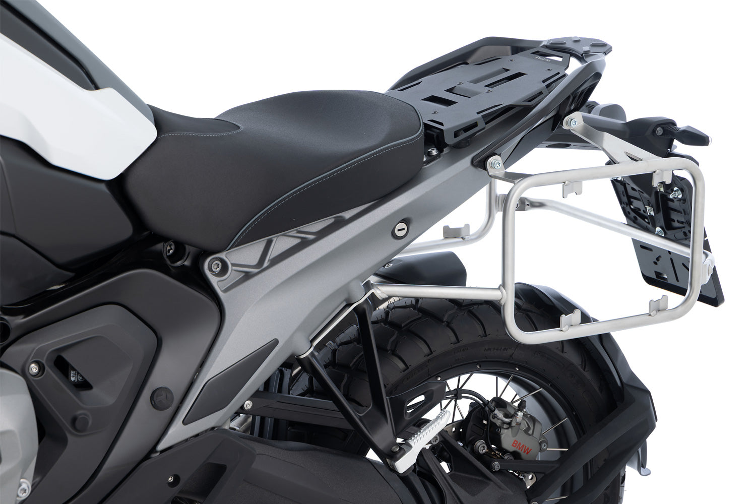 Wunderlich Unirack Case Carrier | Silver | BMW R 1300 GS Adventure -   Pyramid Motorcycle Accessories