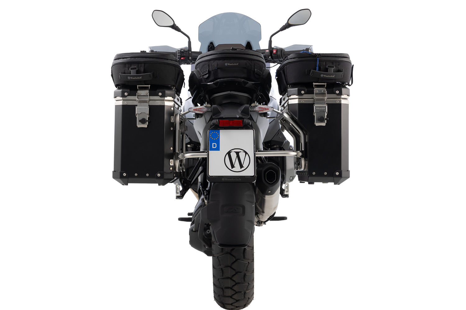 Wunderlich Unirack Case Carrier | Silver | BMW R 1300 GS Adventure -   Pyramid Motorcycle Accessories
