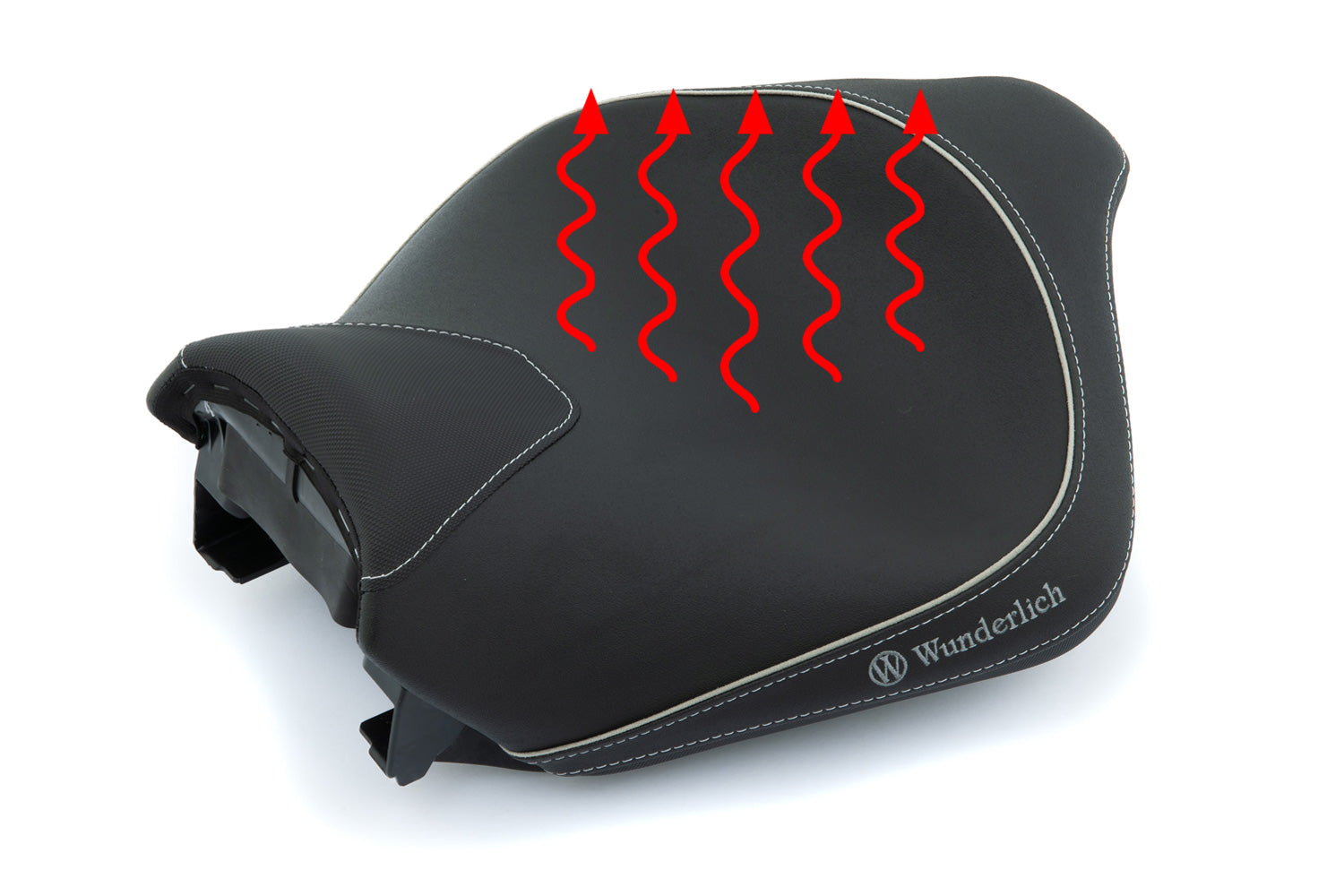 Wunderlich Aktivkomfort Seat | Black -   Pyramid Motorcycle Accessories