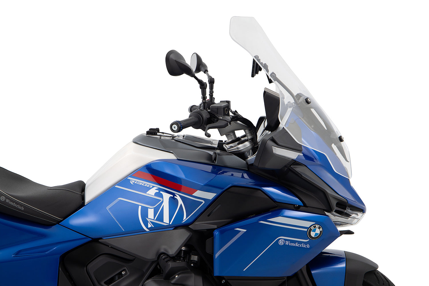 Wunderlich Marathon Windscreen | Light Smoke | BMW R 1300 RT -   Pyramid Motorcycle Accessories