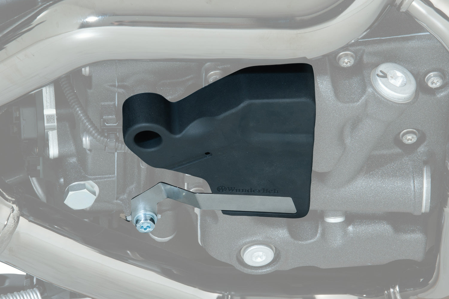 Wunderlich Oil Level Sensor Guard | Black | BMW R 1300 R -   Pyramid Motorcycle Accessories