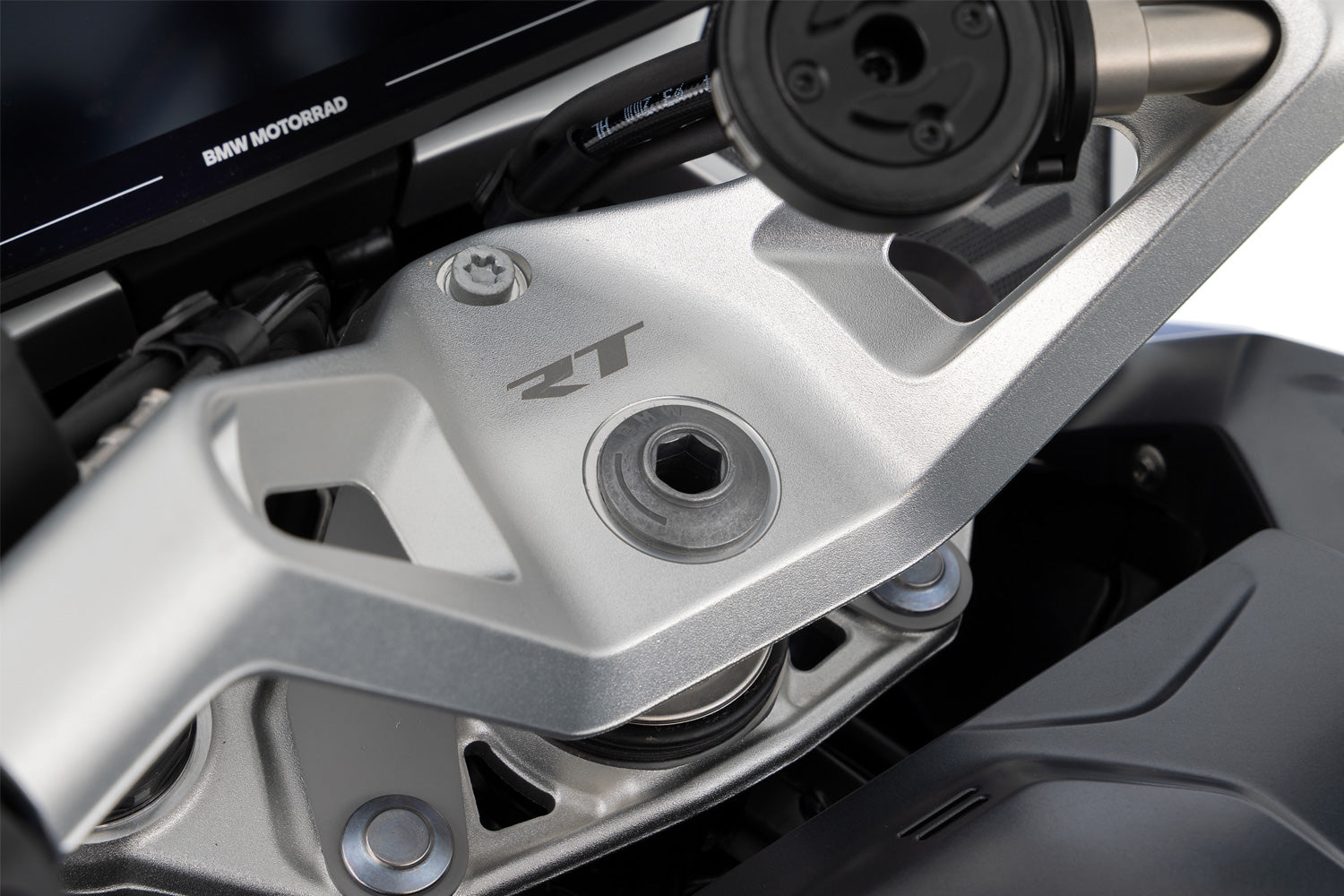 Wunderlich Handlebar Riser Ergo 25 mm | Silver | R 1300 RT -   Pyramid Motorcycle Accessories