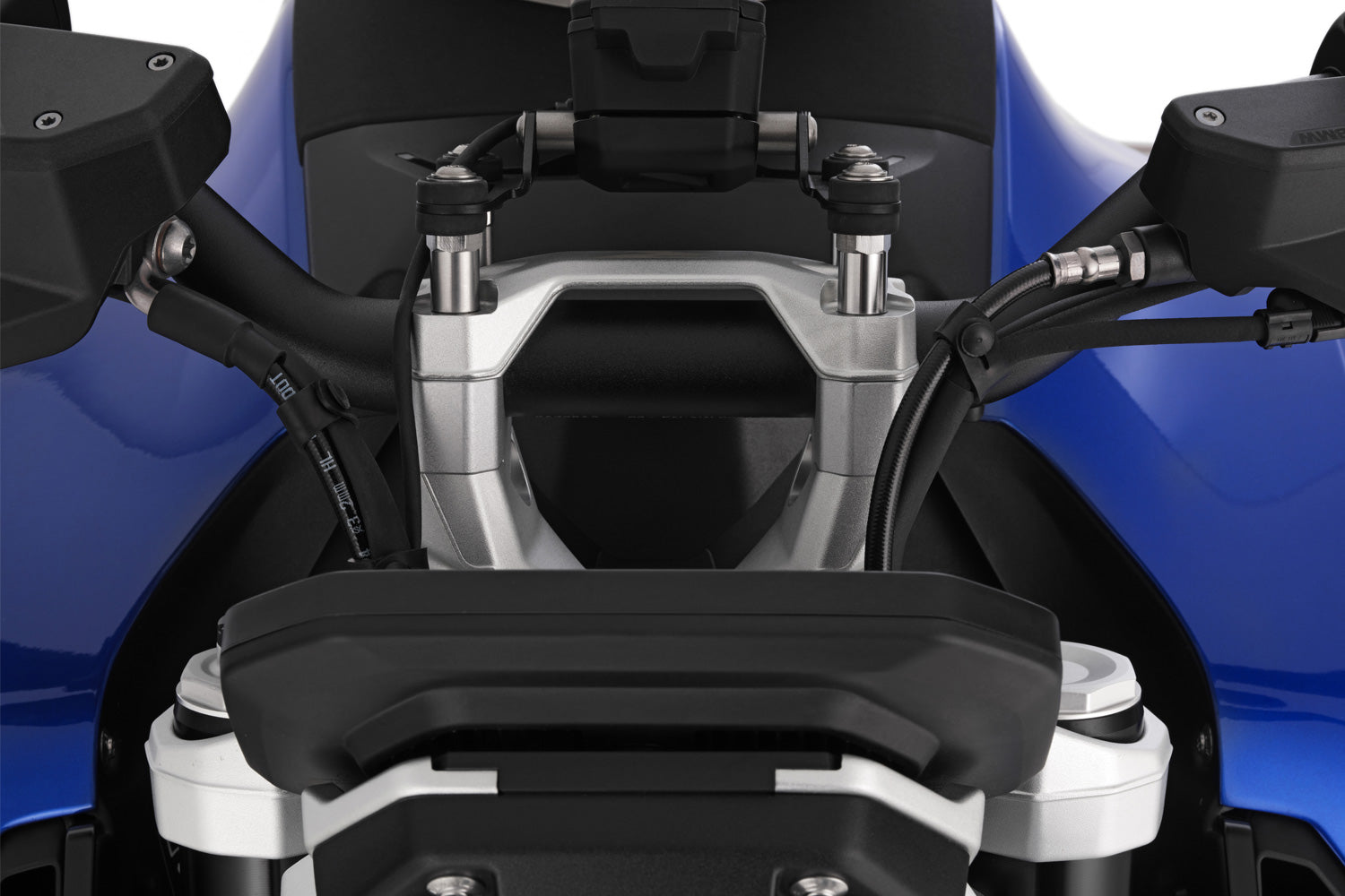 Wunderlich Ergo Handlebar Riser For Models without BMW | Silver -   Pyramid Motorcycle Accessories