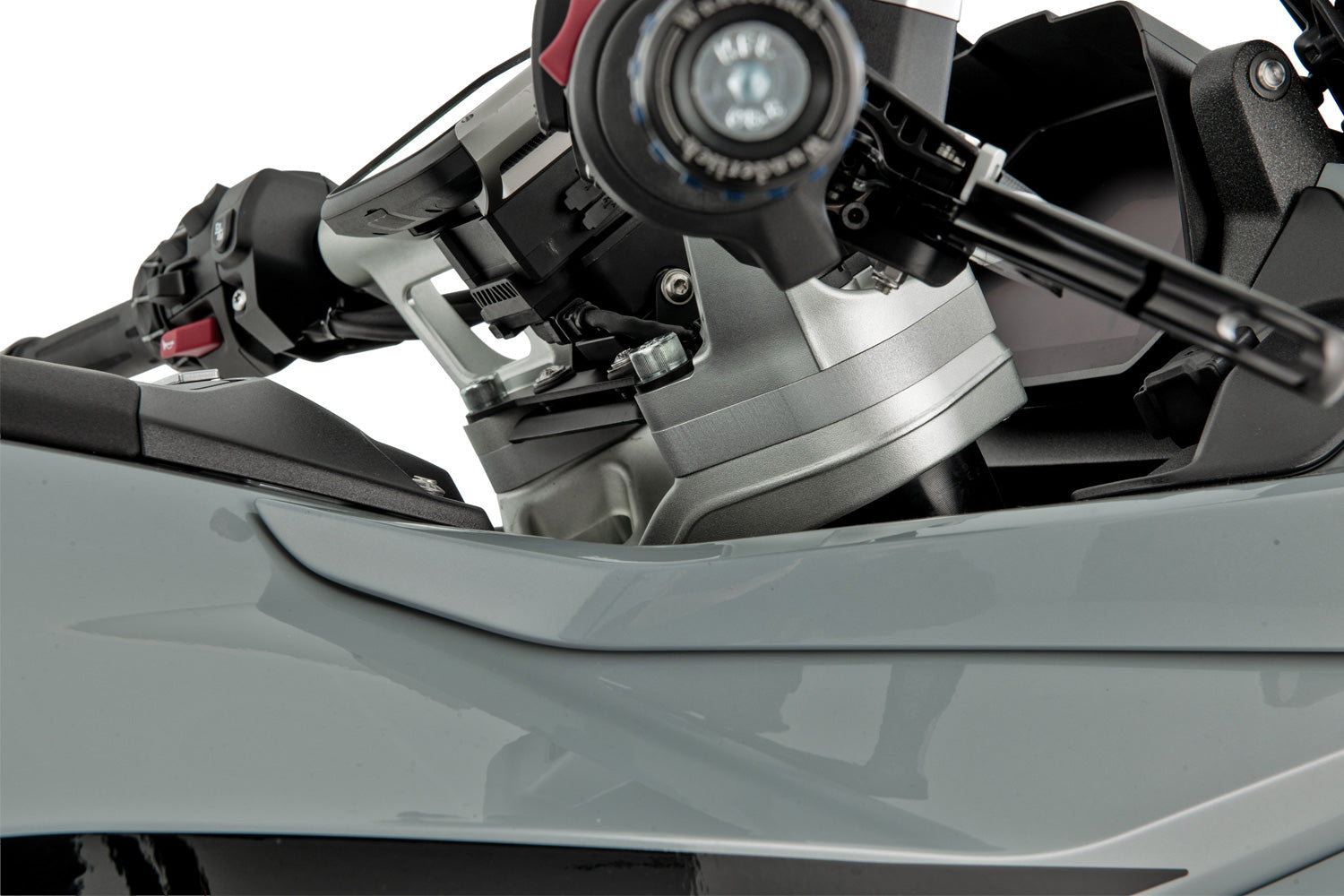Wunderlich Handlebar Riser Ergo with Original System 15mm | Silver | R 1300 RS -   Pyramid Motorcycle Accessories