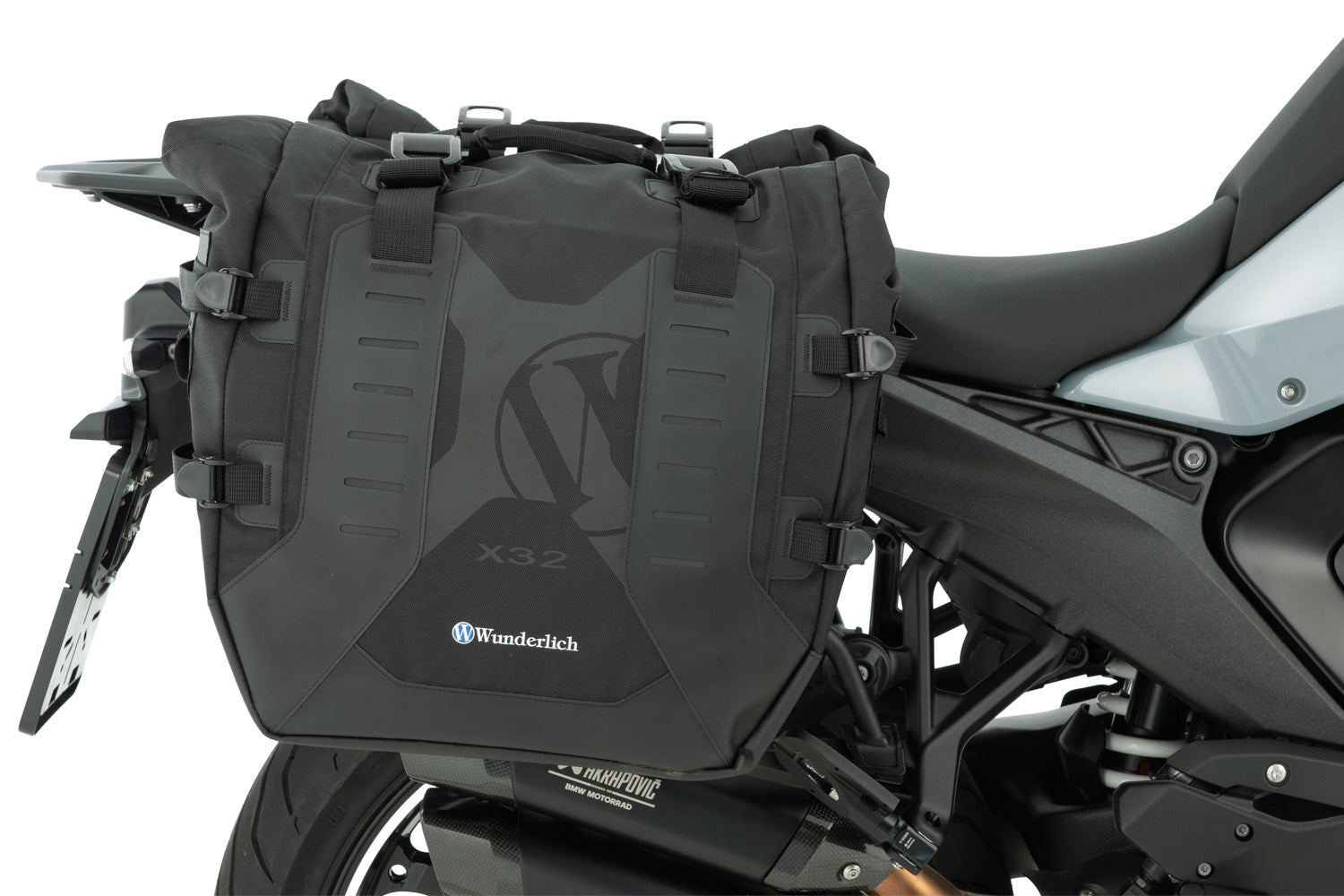 Wunderlich Luggage System X-bag X32 with Luggage Mounts | Black | BMW R 1300 R -   Pyramid Motorcycle Accessories
