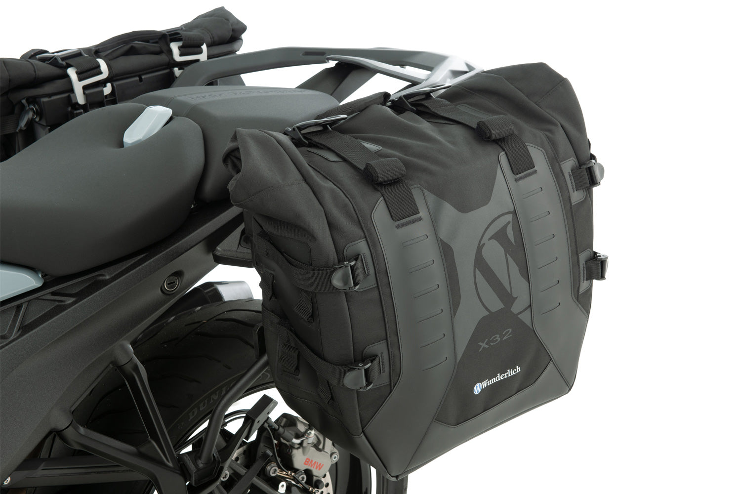 Wunderlich Luggage System X-bag X32 with Luggage Mounts | Black | BMW R 1300 R -   Pyramid Motorcycle Accessories