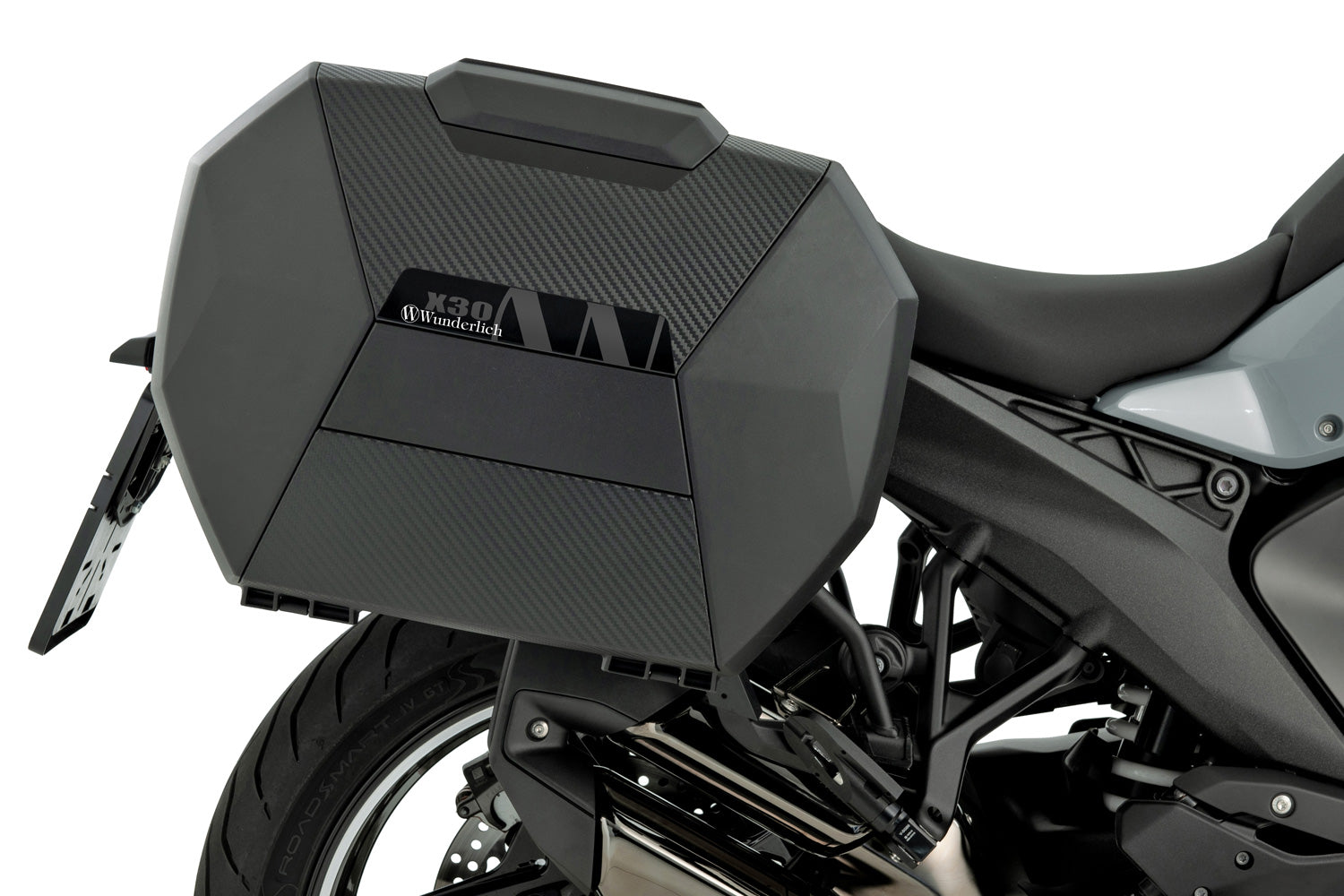 Wunderlich Luggage System Vario Case X-case Without Luggage Mounts | Black-Silver | BMW R 1300 R -   Pyramid Motorcycle Accessories