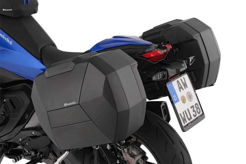 Wunderlich Luggage System Vario Case X-case Without Luggage Mounts | Black-Silver | BMW R 1300 R -   Pyramid Motorcycle Accessories