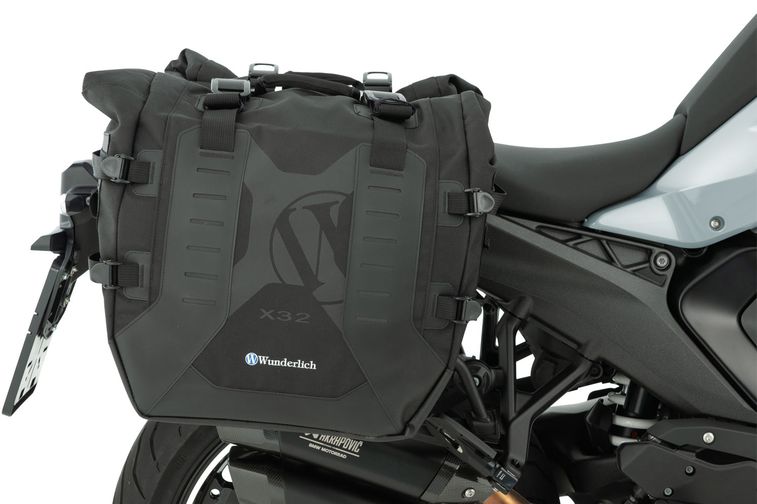 Wunderlich Luggage System X-bag X32 without Luggage Mounts | Black | BMW R 1300 R -   Pyramid Motorcycle Accessories