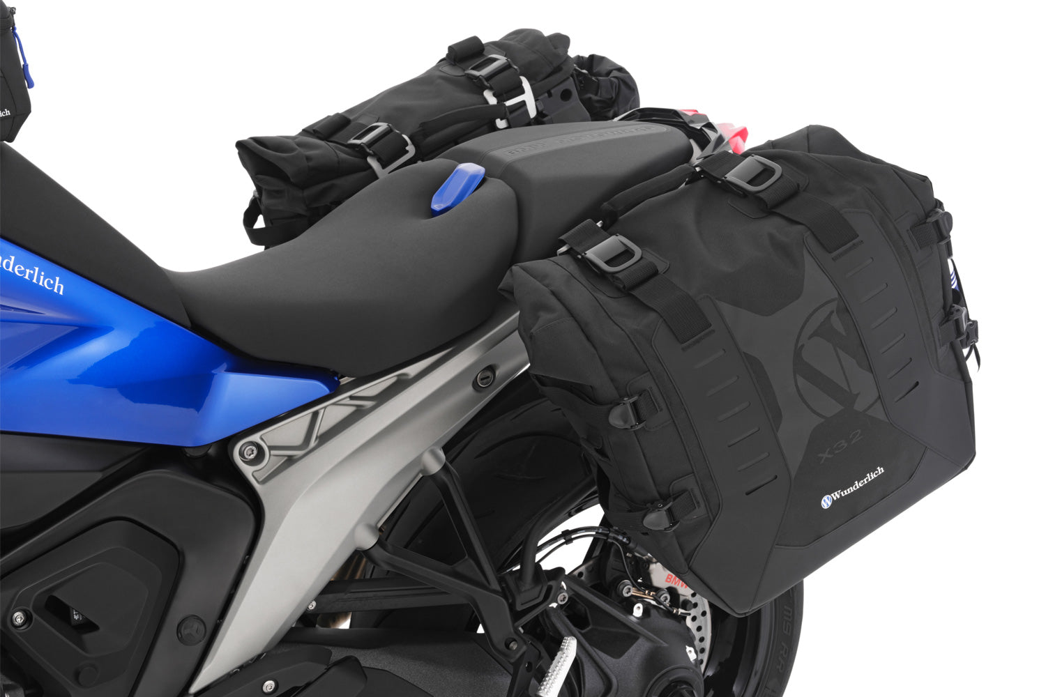 Wunderlich Luggage System X-bag X32 without Luggage Mounts | Black | BMW R 1300 R -   Pyramid Motorcycle Accessories