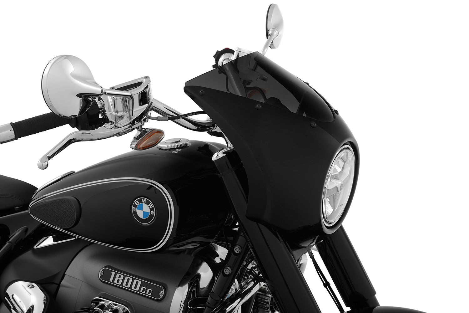 Wunderlich Cockpit Fairing Rock ’N‘ Roll | Marsred Metallic | White -   Pyramid Motorcycle Accessories
