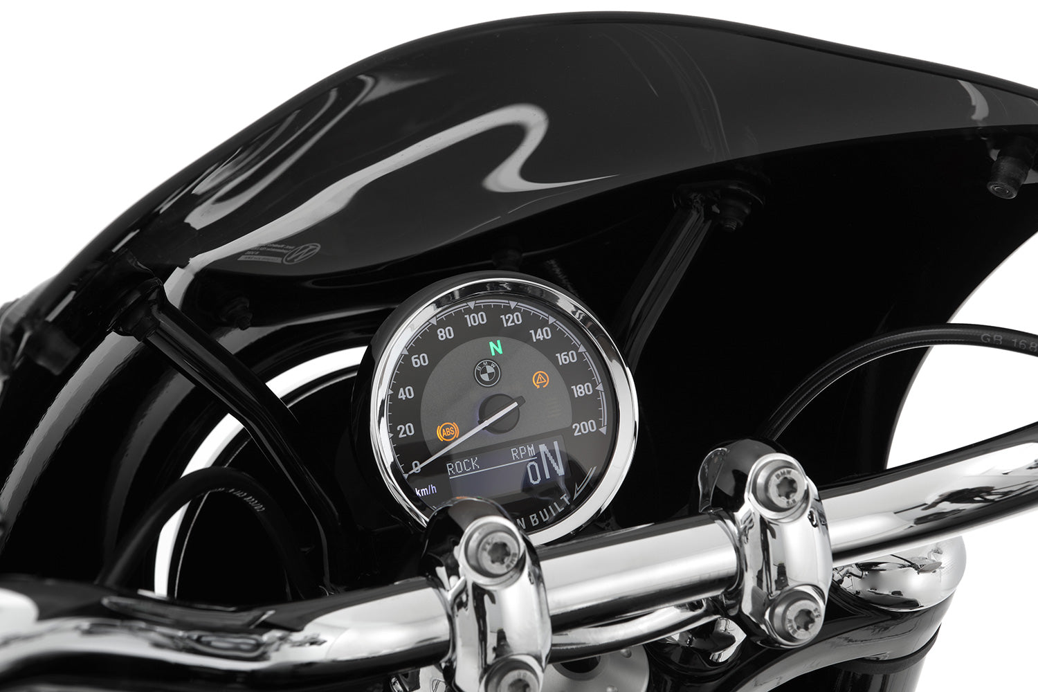 Wunderlich Cockpit Fairing Rock ’N‘ Roll | Marsred Metallic | White -   Pyramid Motorcycle Accessories
