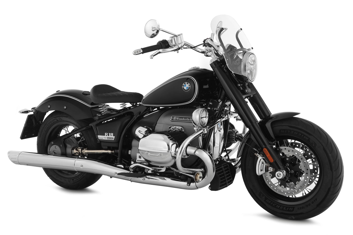 Wunderlich Custom-fitted Tank Cover | R 1300 GS | Black -   Pyramid Motorcycle Accessories