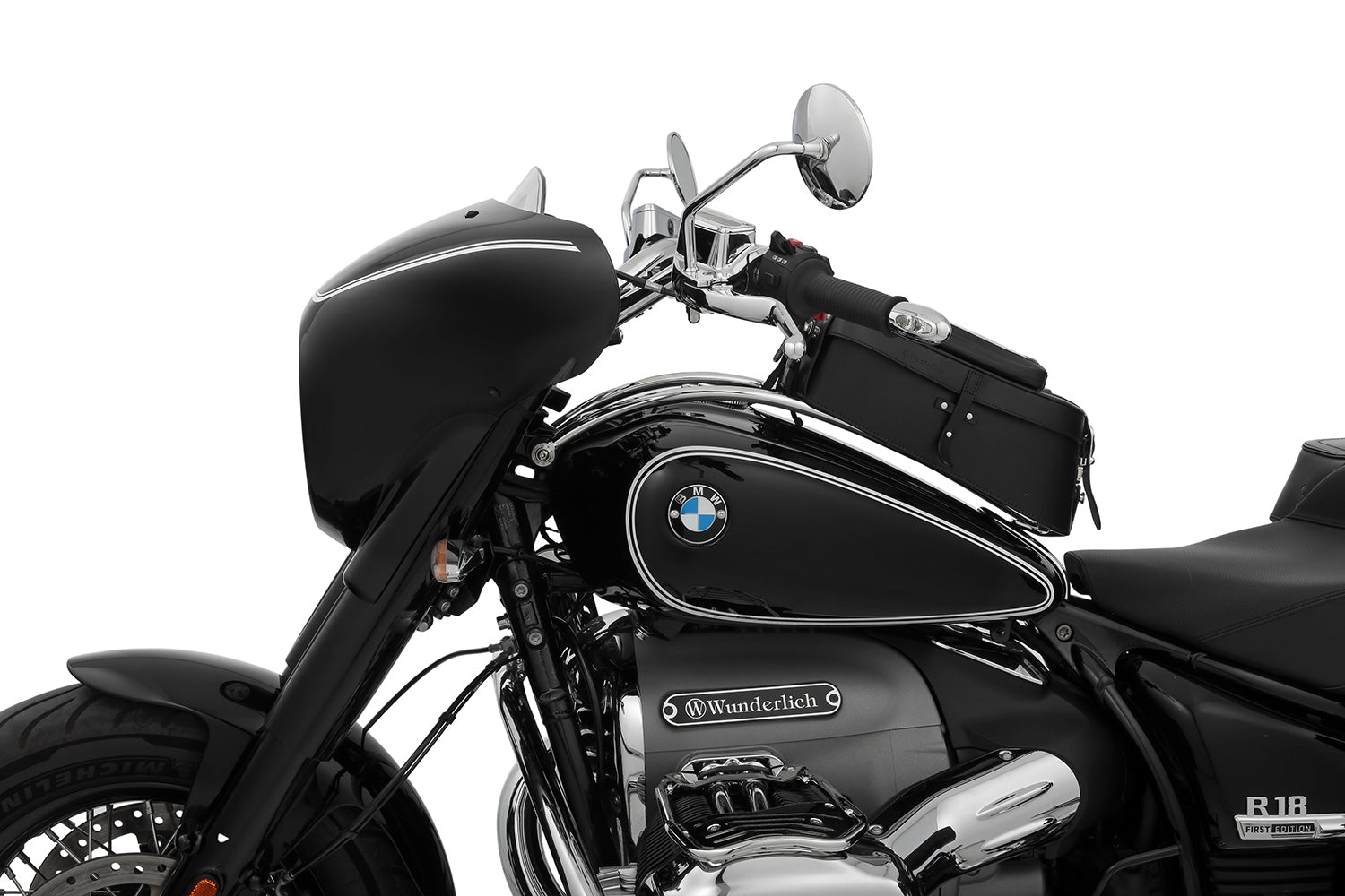 Wunderlich Screen Sport Windshield | Black | BMW R 18 -   Pyramid Motorcycle Accessories